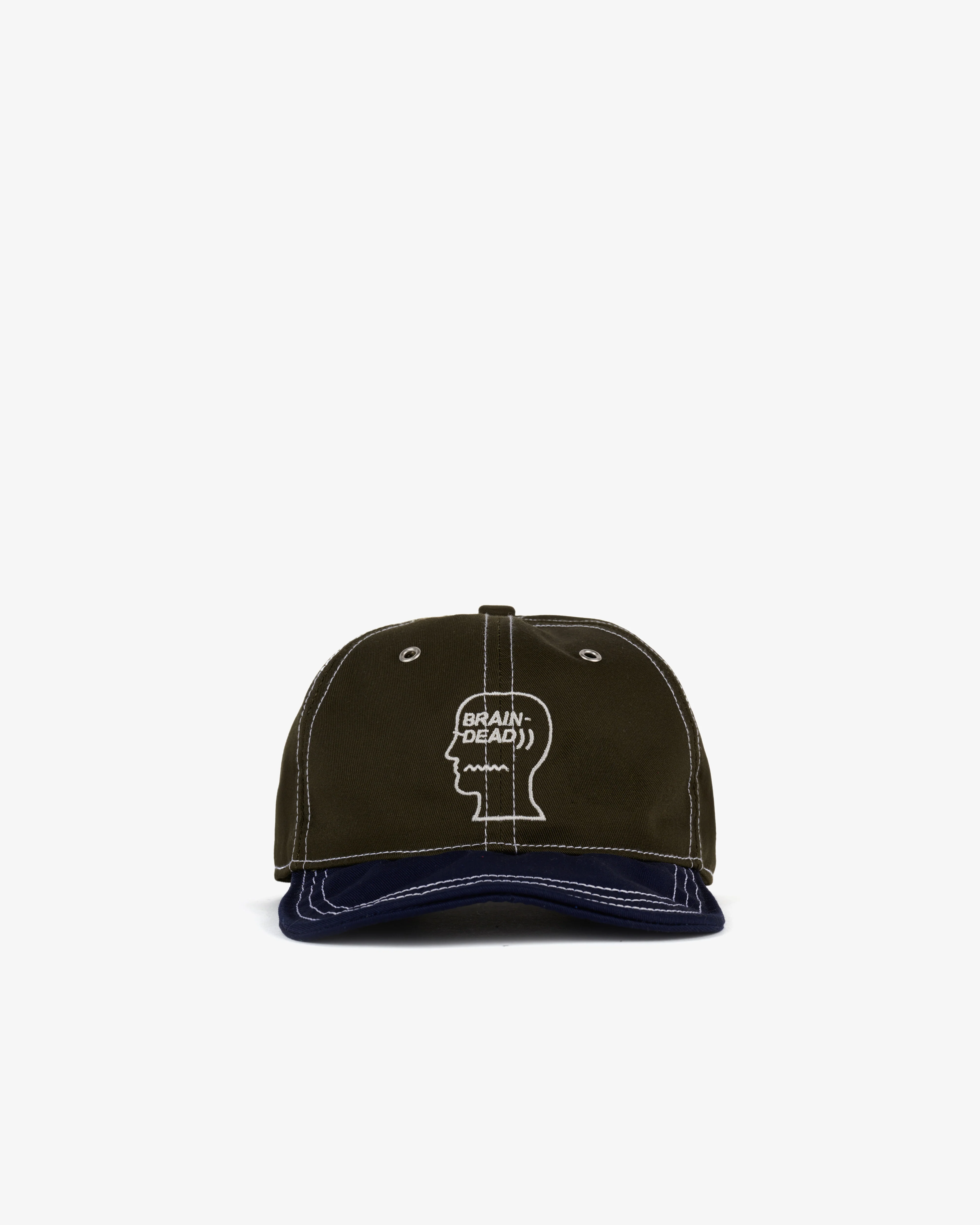 Brain Dead - Men's Wire Brim 6 Panel Hat - (Forest)