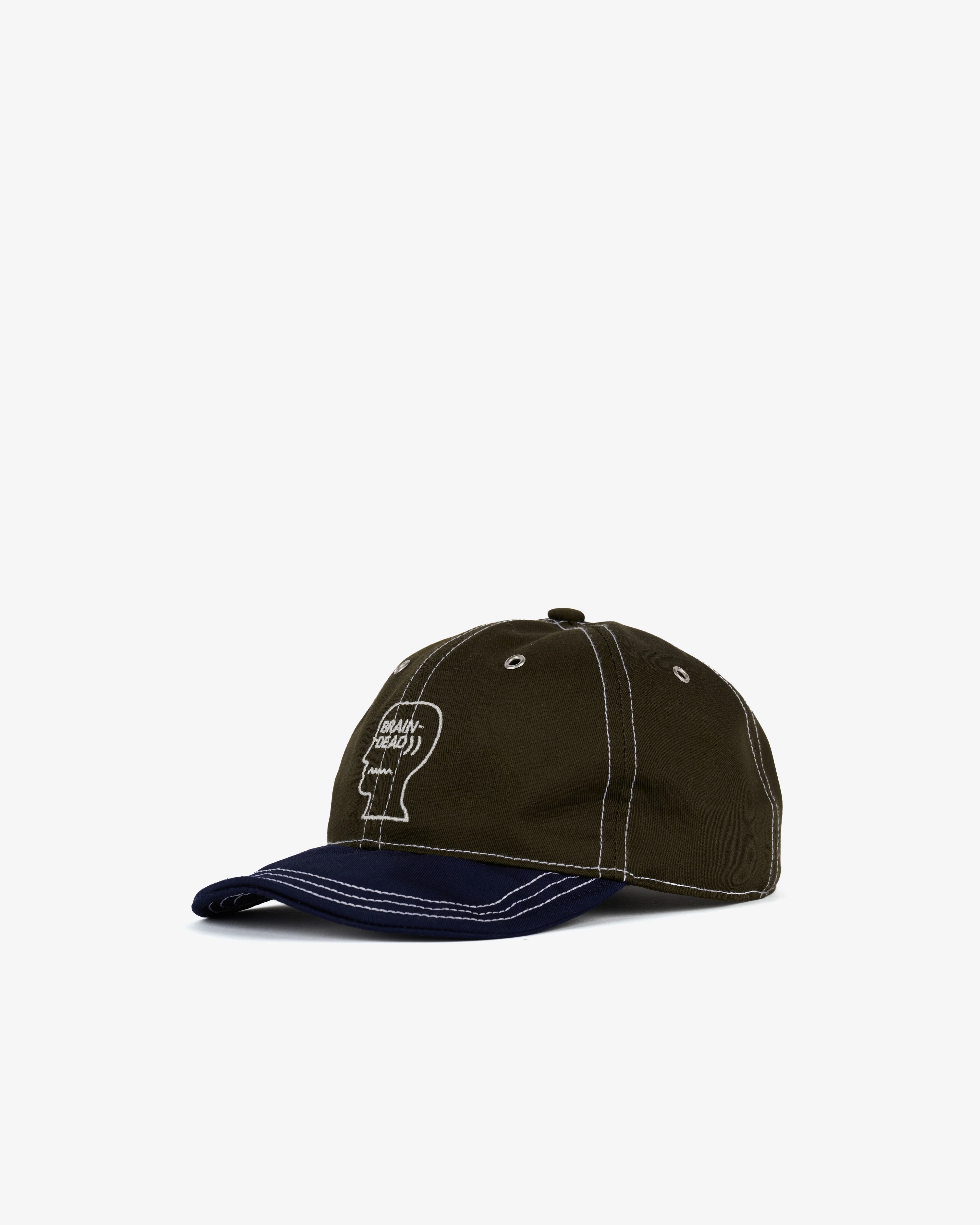 Brain Dead - Men's Wire Brim 6 Panel Hat - (Forest) - Image 2