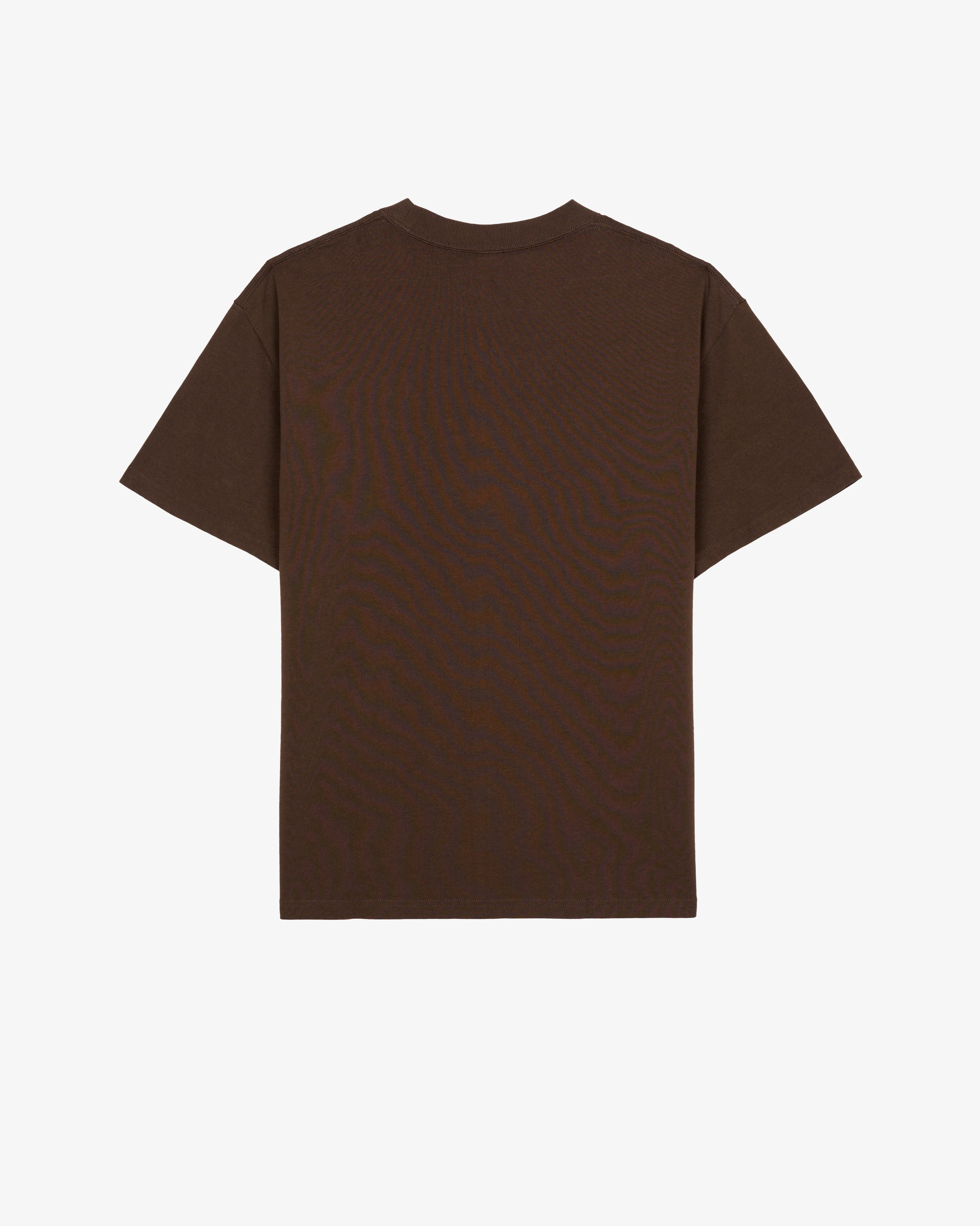 Brain Dead - Men's Ying Yang Run T-Shirt - (Brown) - Image 2