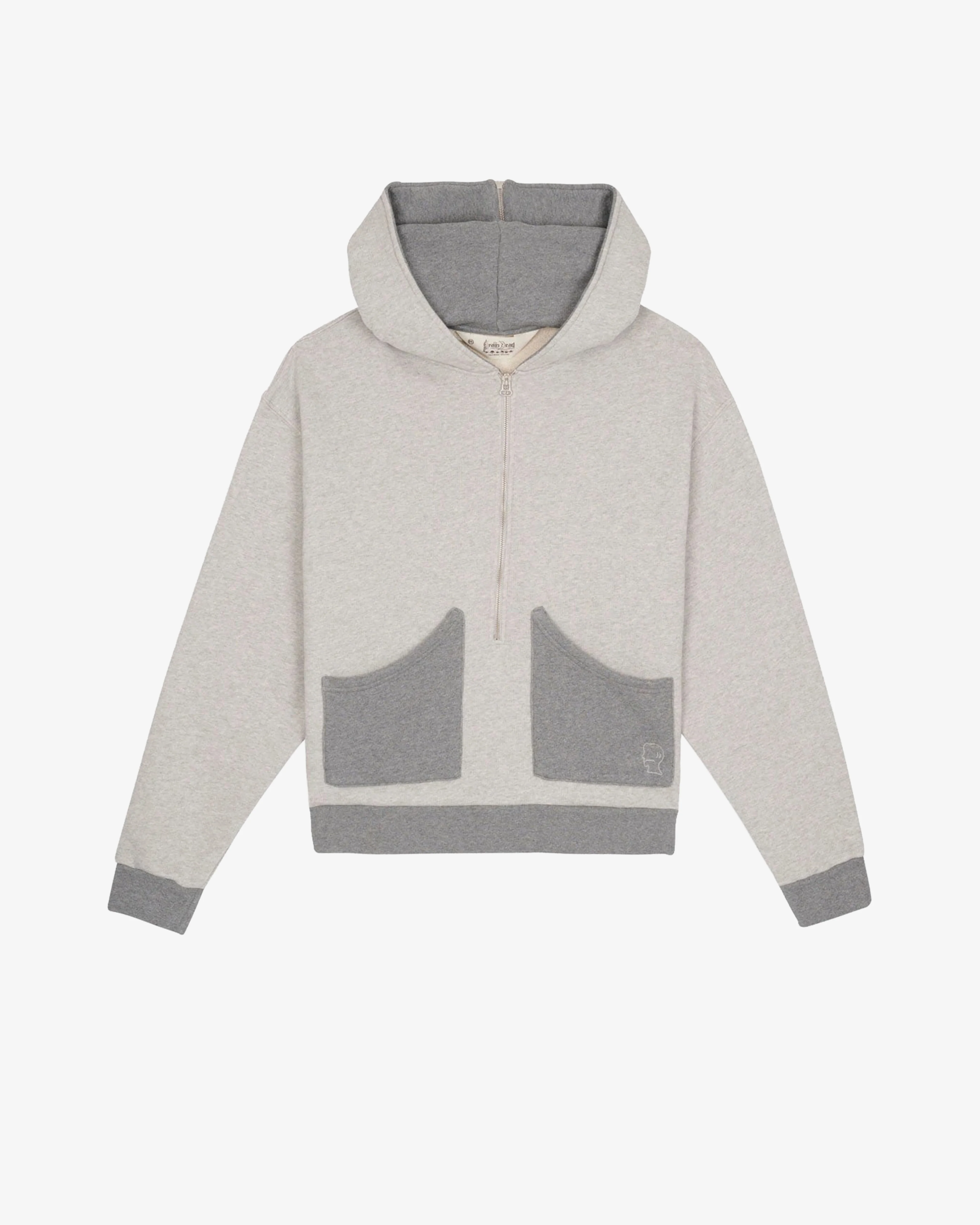 Brain Dead - Men's Zip Hoodie - (Grey)