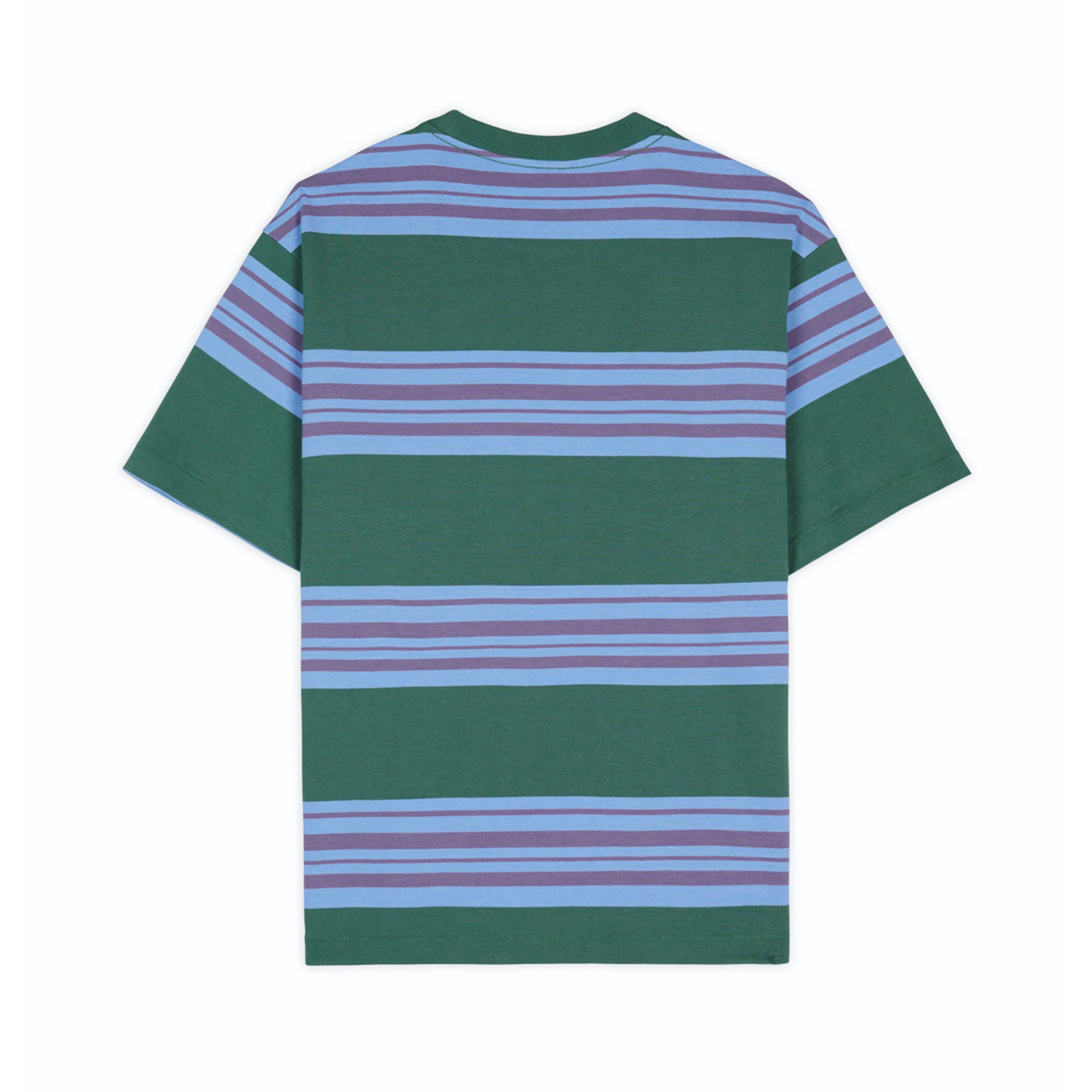 Brain Dead - Men's Baker Striped Pocket T-Shirt - (Green) - Image 2