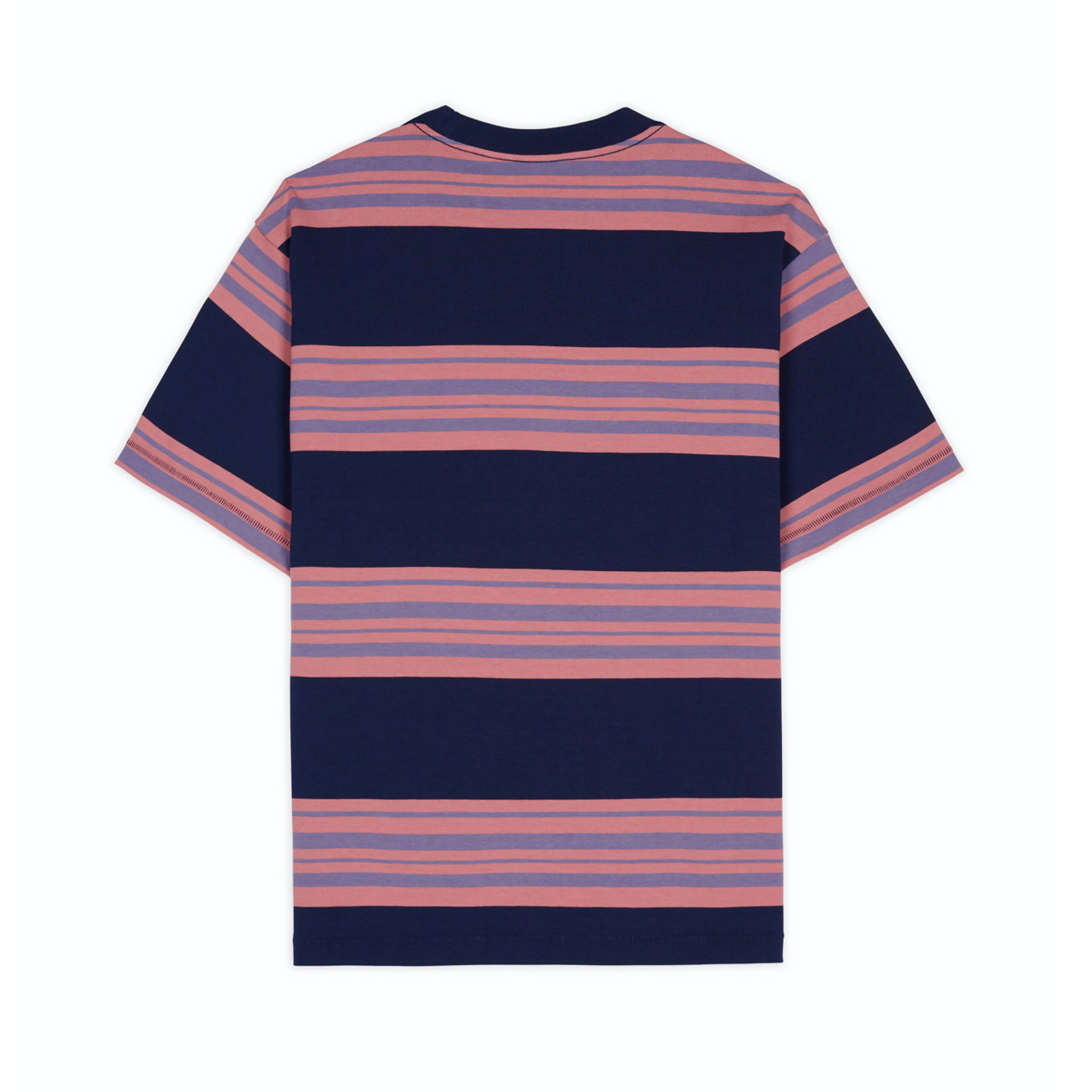 Brain Dead - Men's Baker Striped Pocket T-Shirt - (Navy) - Image 2