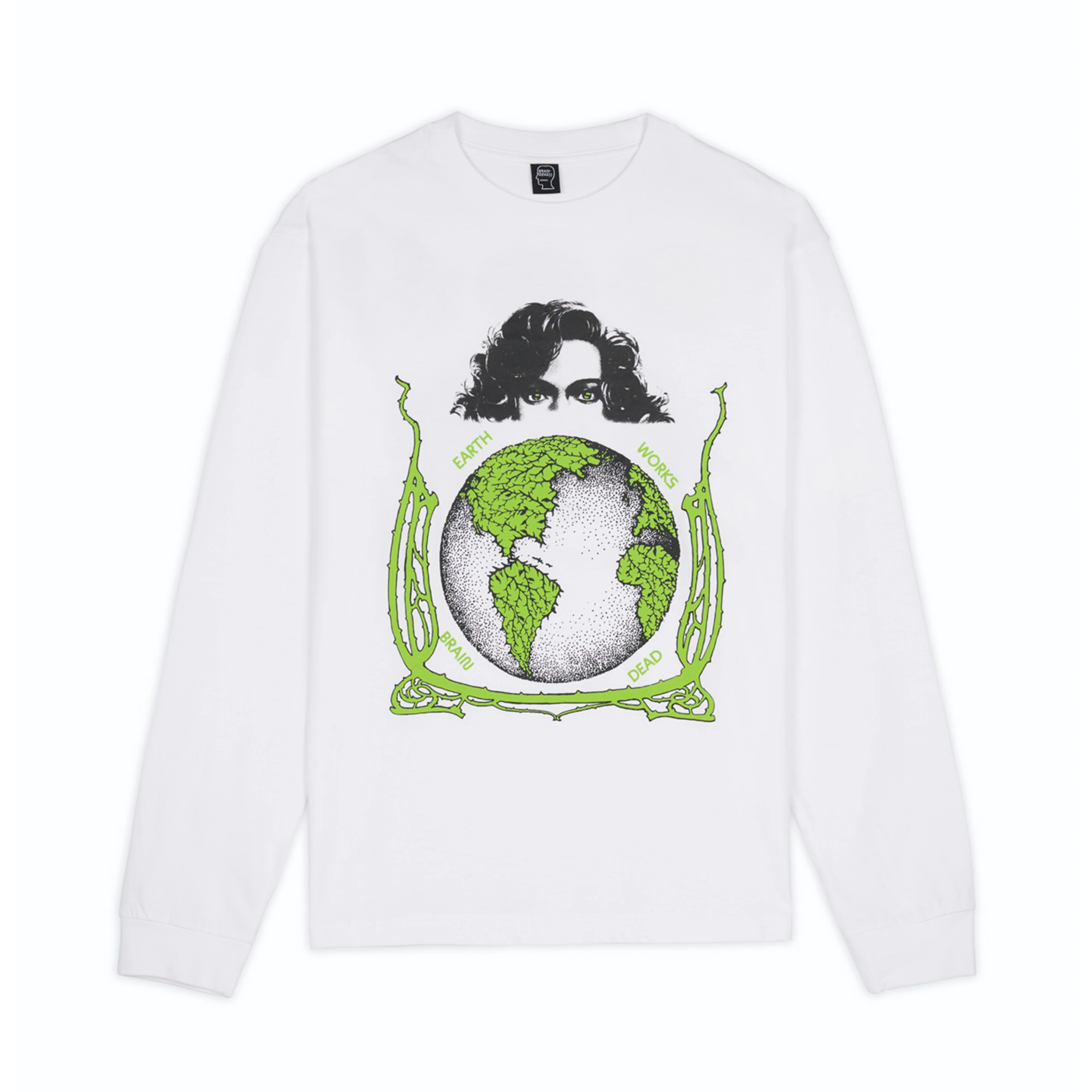 Brain Dead - Men's Conspiracy LS T-Shirt - (White)