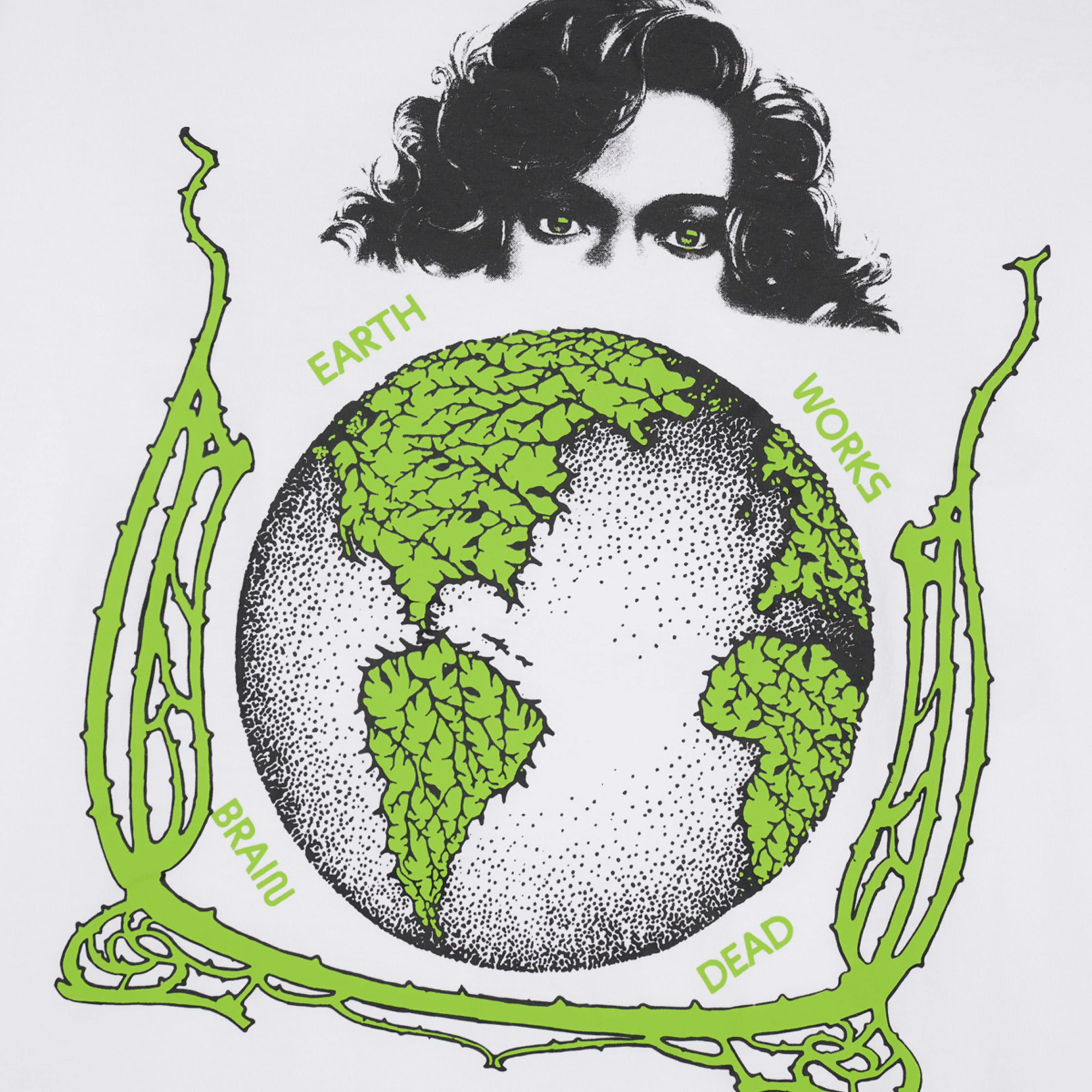 Brain Dead - Men's Conspiracy LS T-Shirt - (White) - Image 3