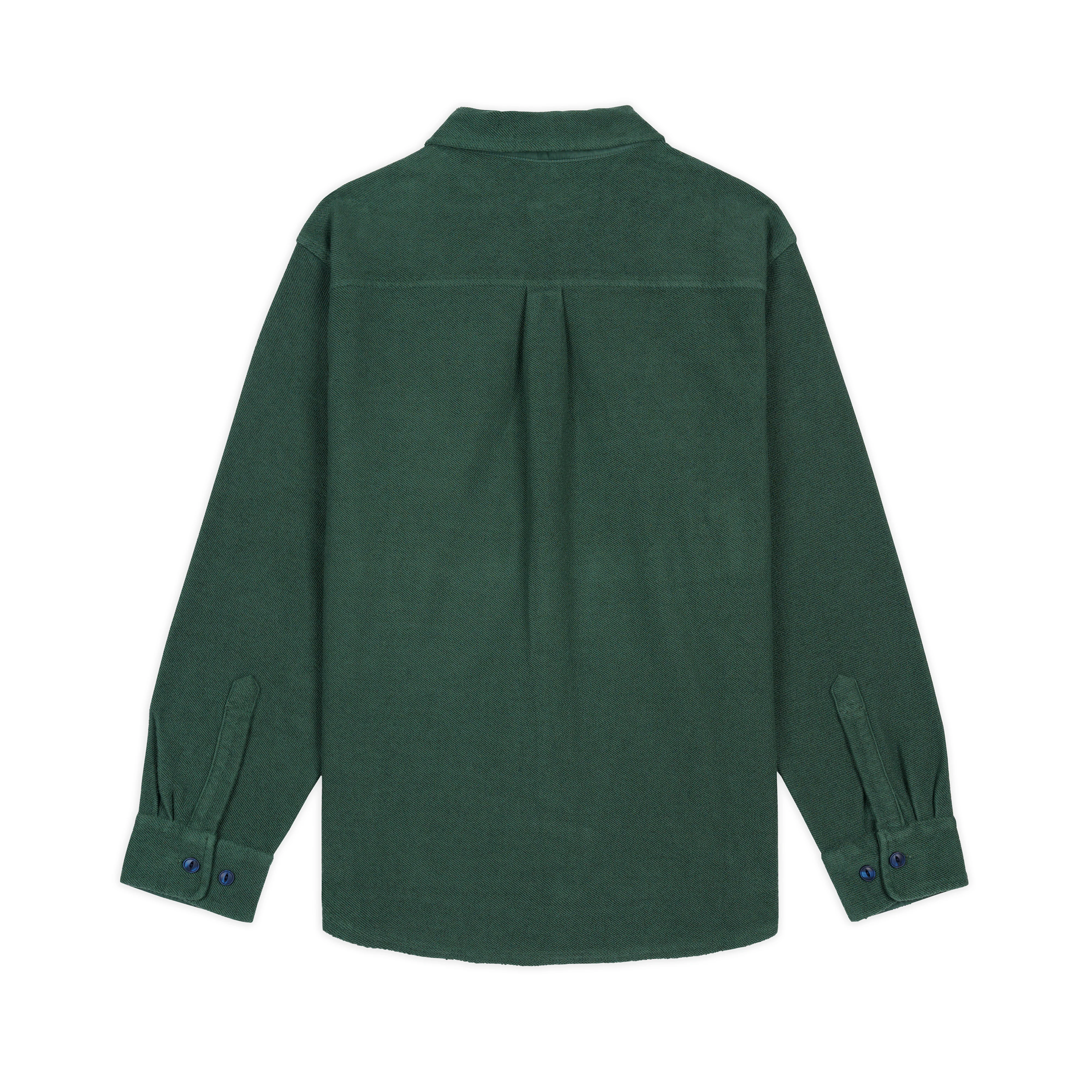 Brain Dead - Men's CPO French Terry Sateen Shirt - (Sage) - Image 2