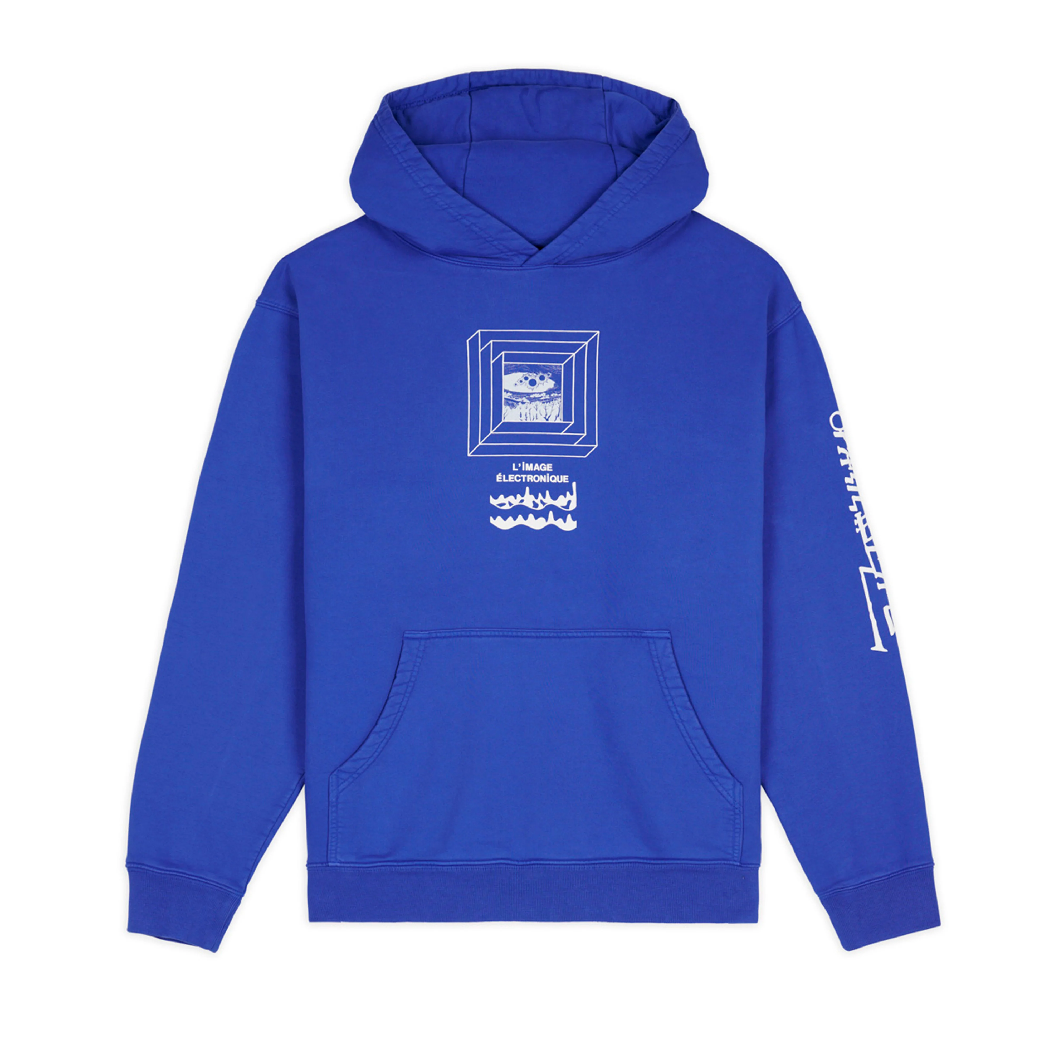 Brain Dead - Men's Electronique Hoodie - (Navy)