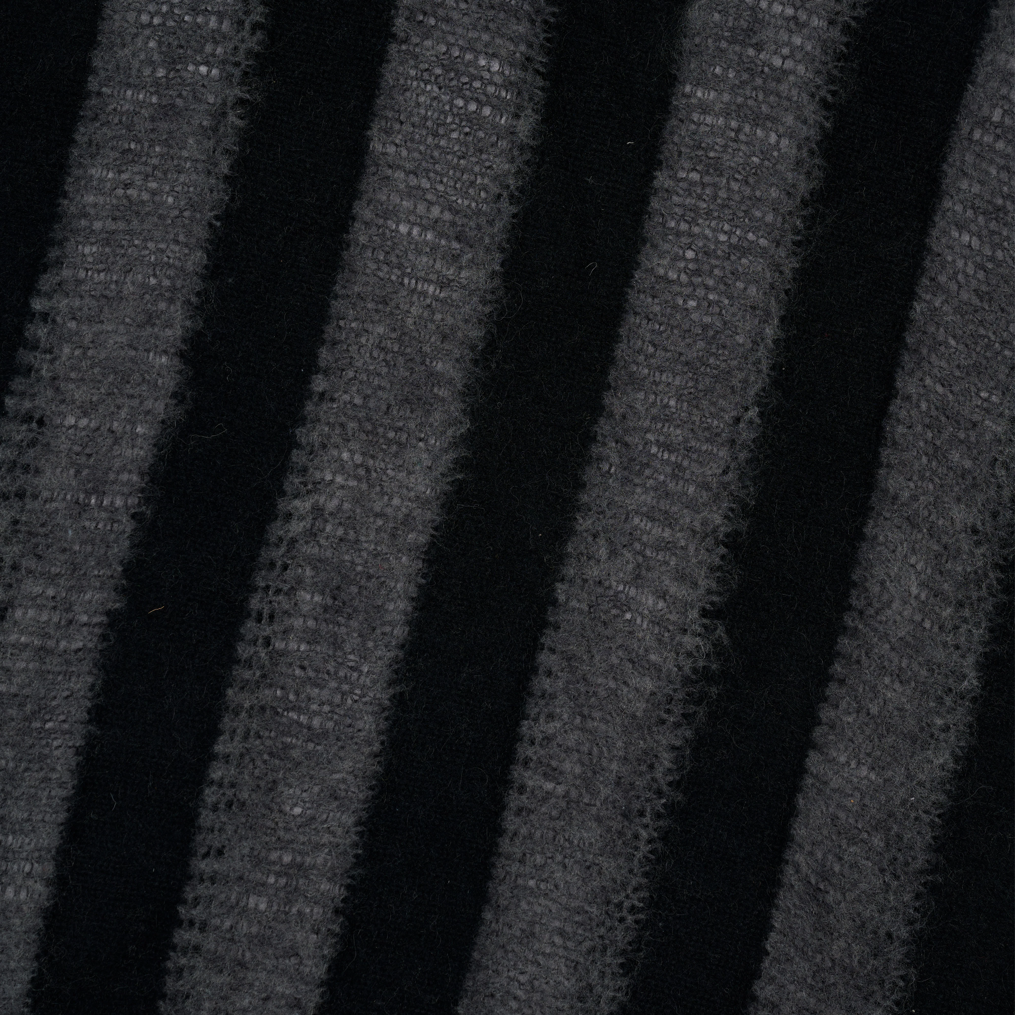 Brain Dead - Men's Fuzzy Threadbare Sweater - (Black) - Image 3