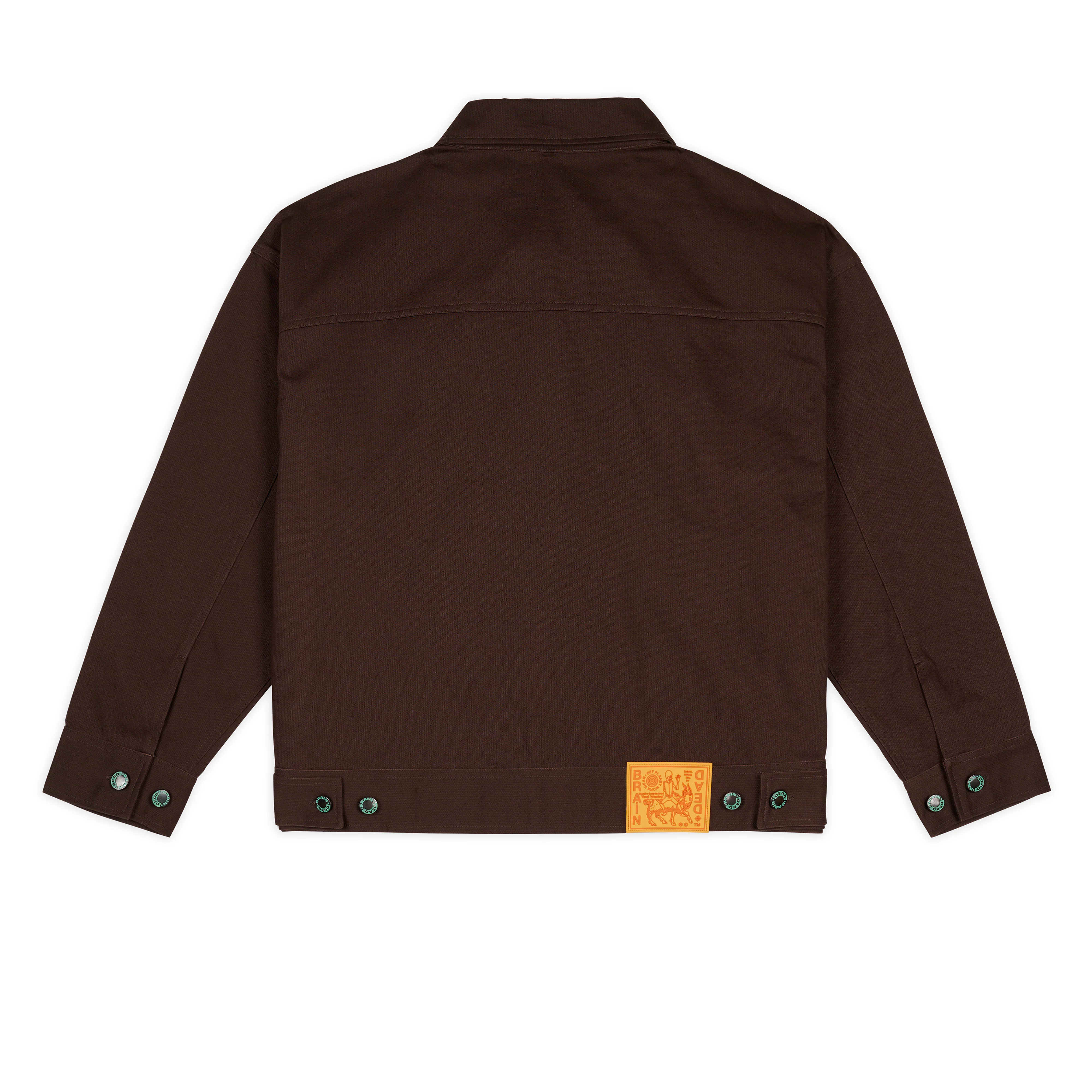 Brain Dead - Men's Industrial Work Jacket - (Brown) - Image 2