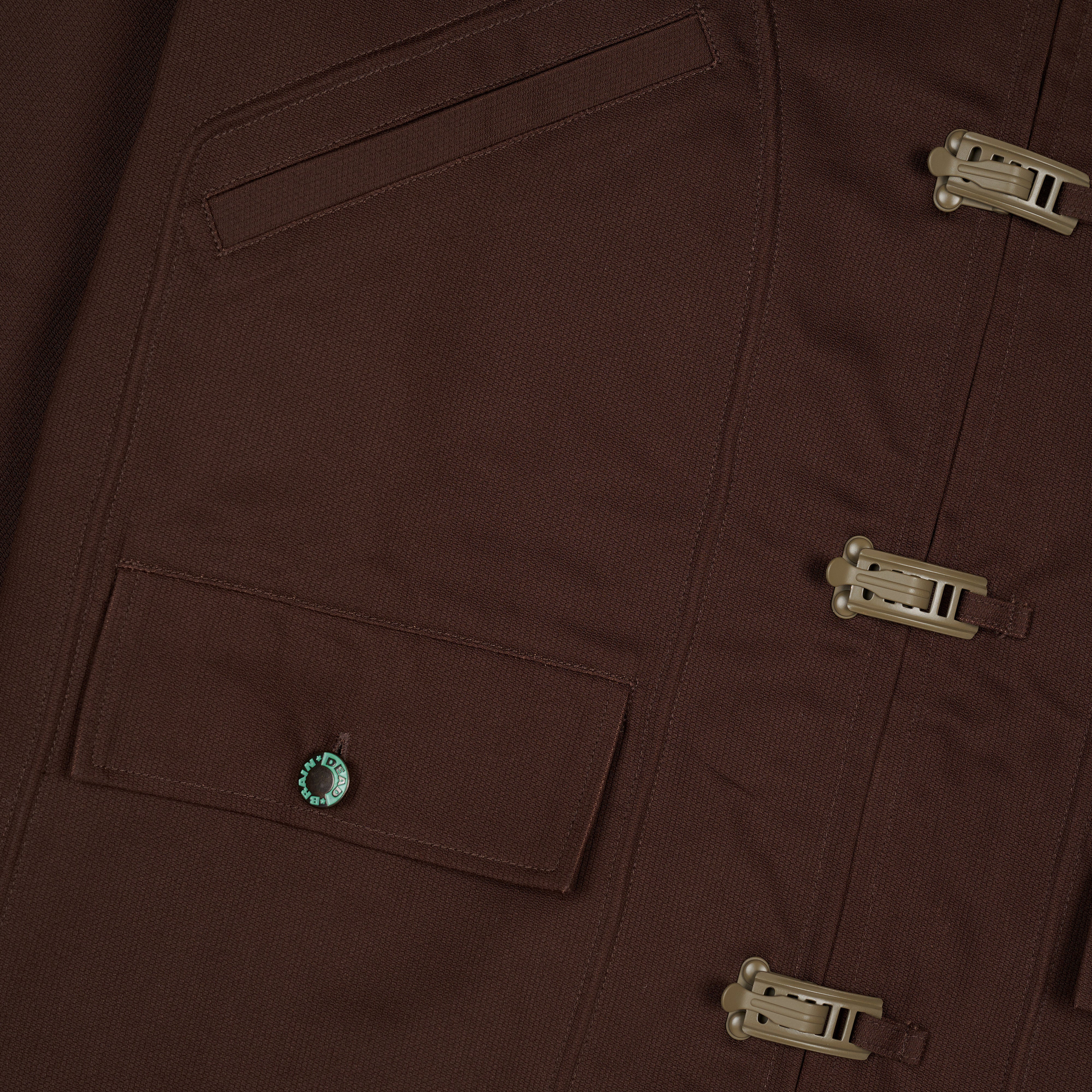 Brain Dead - Men's Industrial Work Jacket - (Brown) - Image 3
