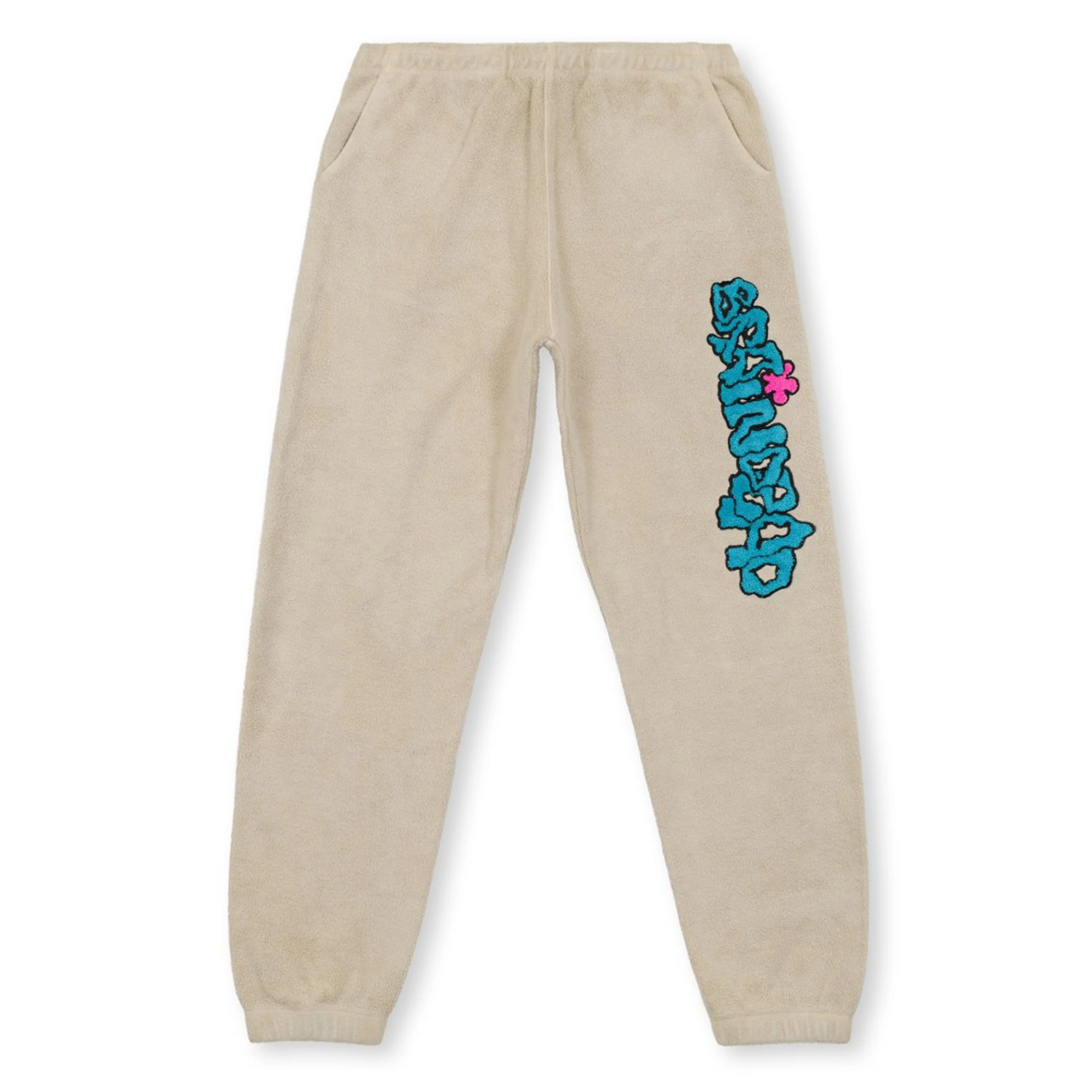 Brain Dead - Men's Slime Reverse Fleece Sweatpant (Natural)