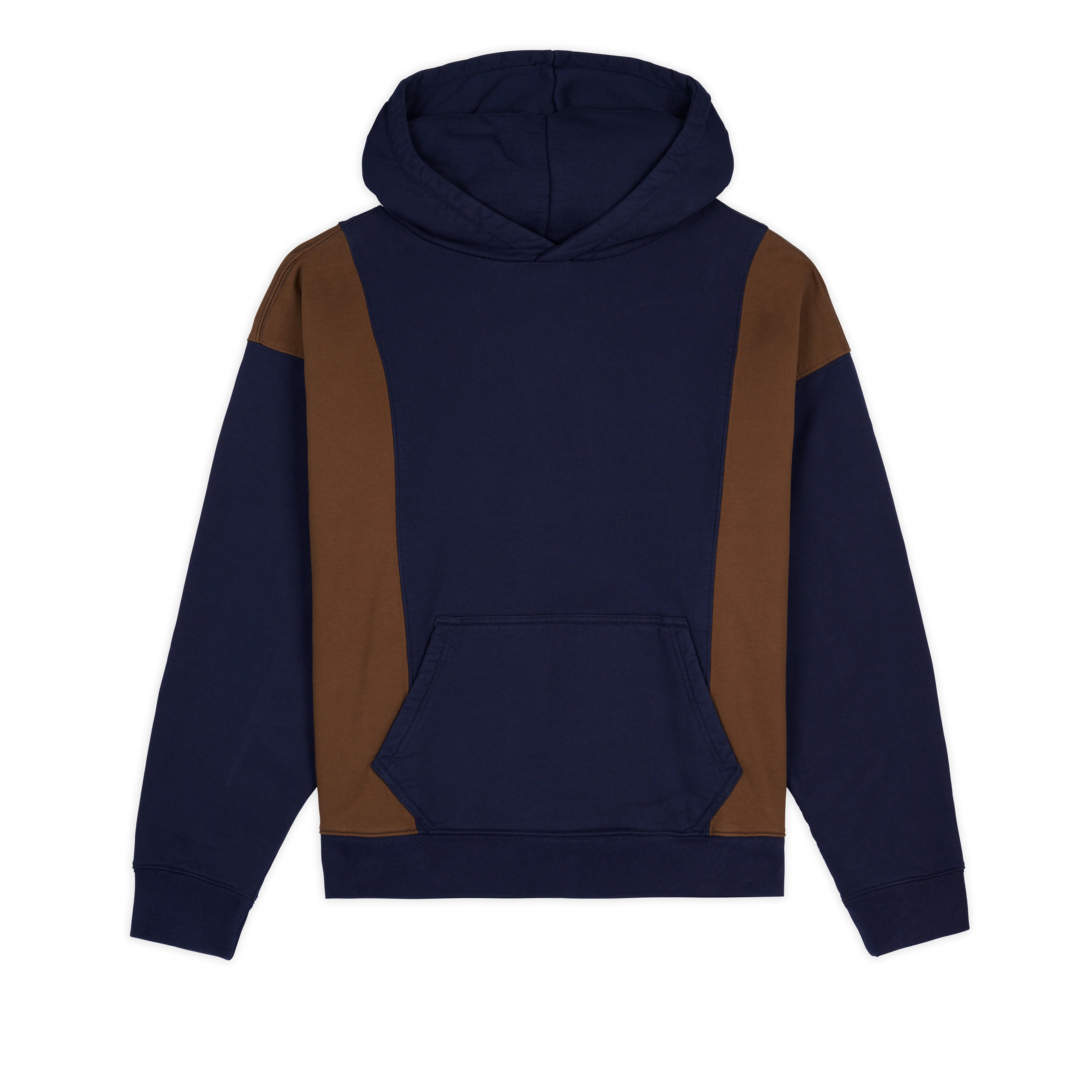 Brain Dead - Men's Mendoza Cropped Hooded Sweatshirt - (Navy)