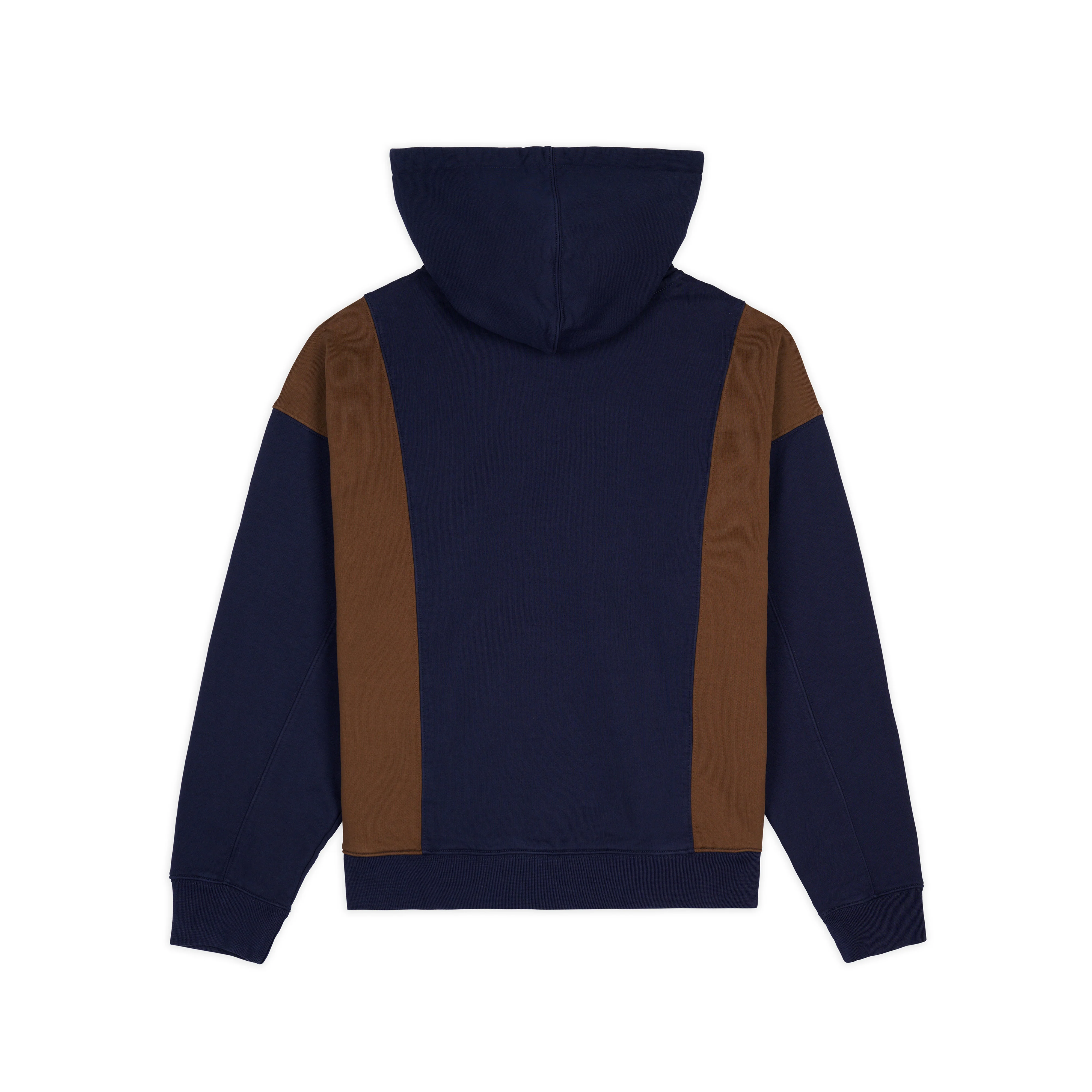 Brain Dead - Men's Mendoza Cropped Hooded Sweatshirt - (Navy) - Image 2
