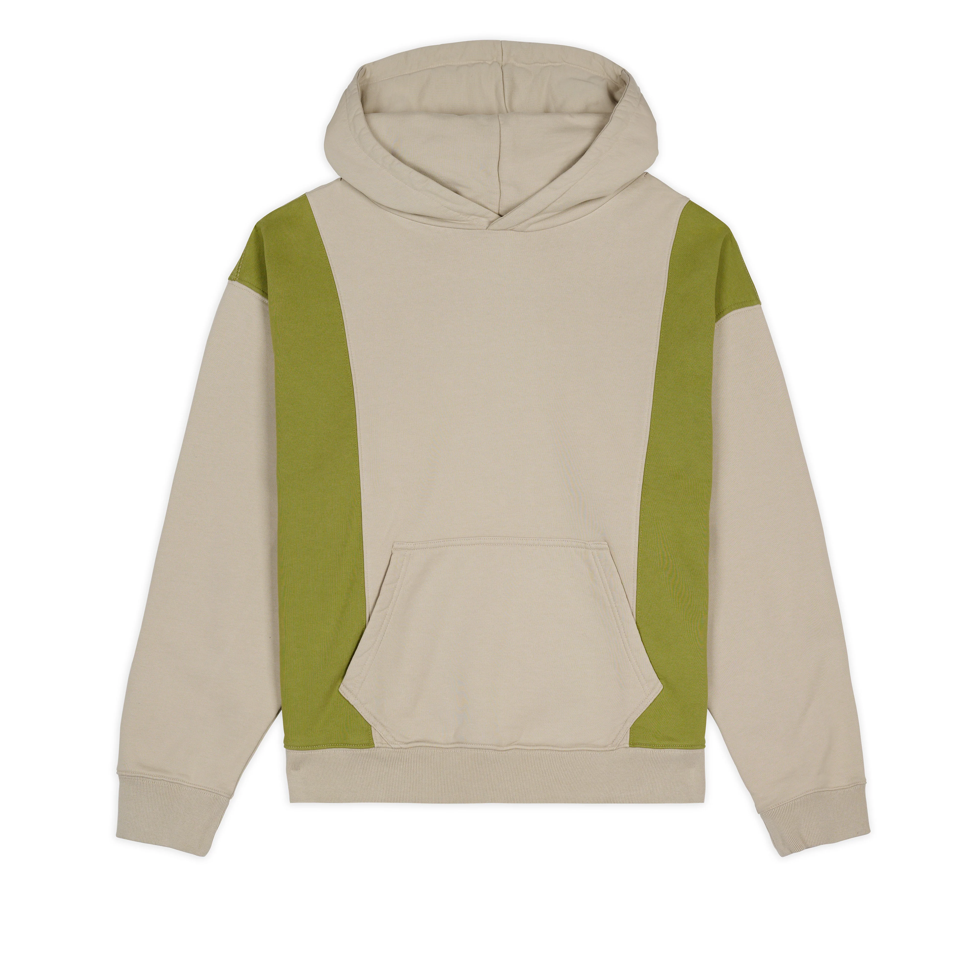 Brain Dead - Men's Mendoza Cropped Hooded Sweatshirt - (Tan)
