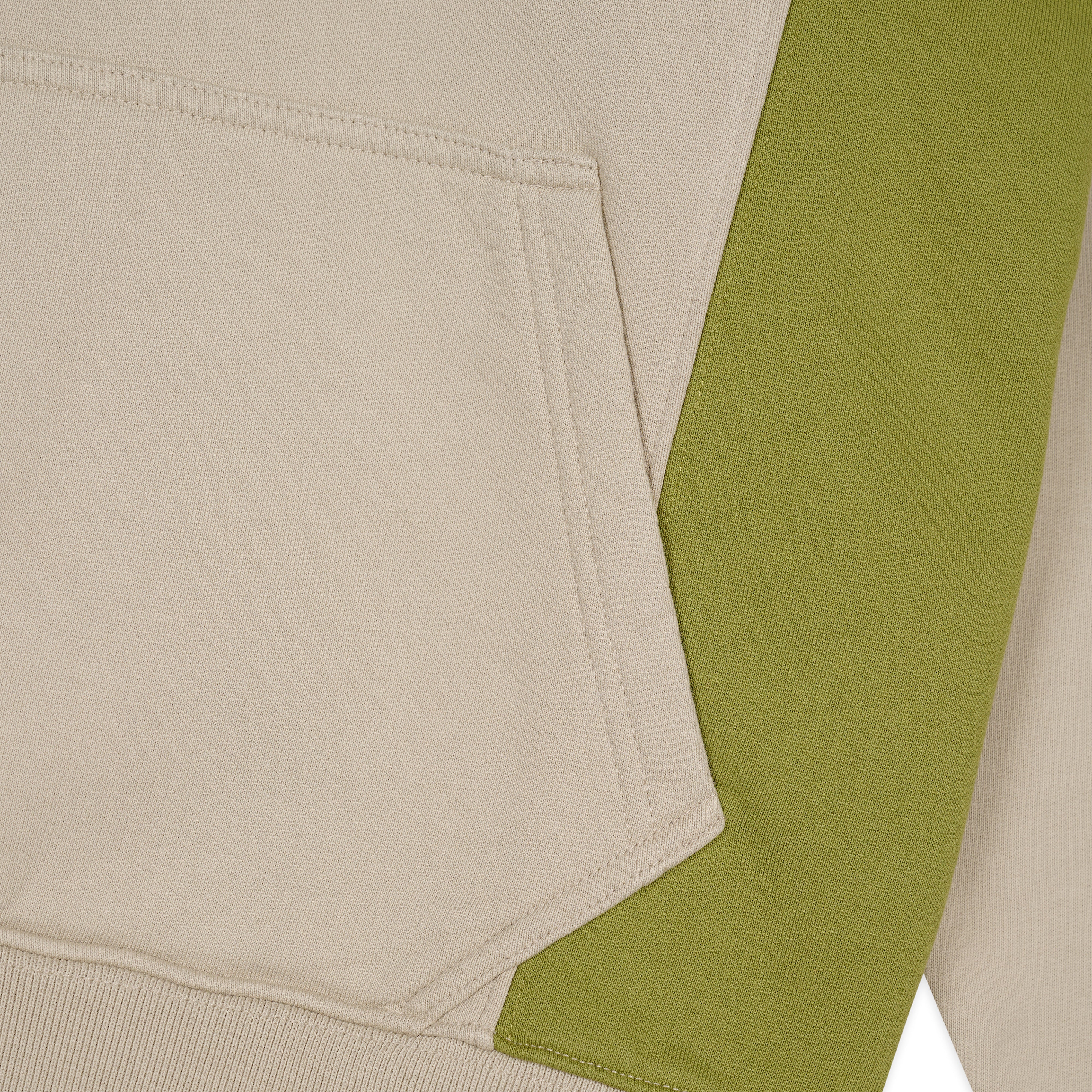 Brain Dead - Men's Mendoza Cropped Hooded Sweatshirt - (Tan) - Image 3