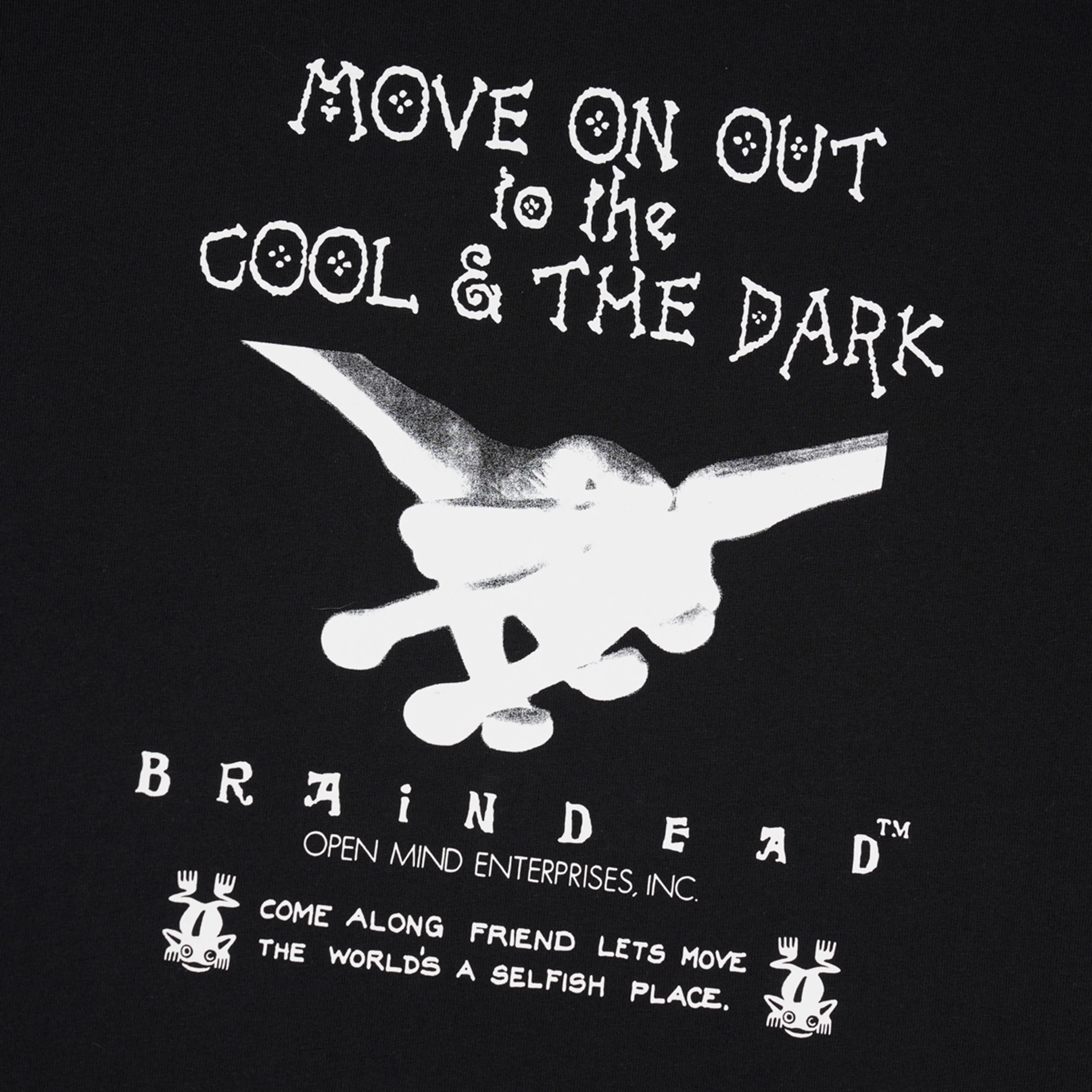 Brain Dead - Men's Open Mind T-Shirt - (Black) - Image 3