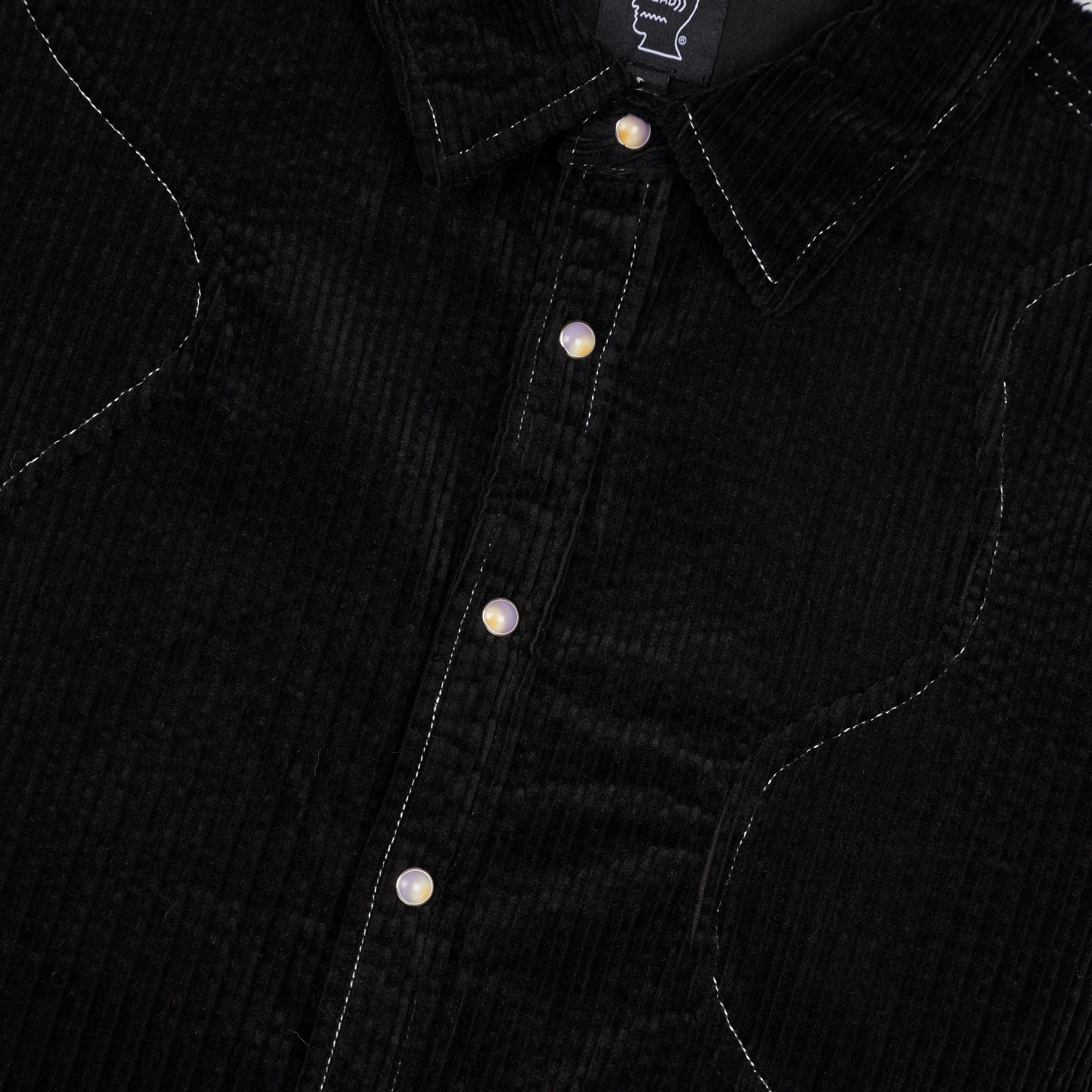 Brain Dead - Men's Organic Panel Ranch Shirt - (Black) - Image 2