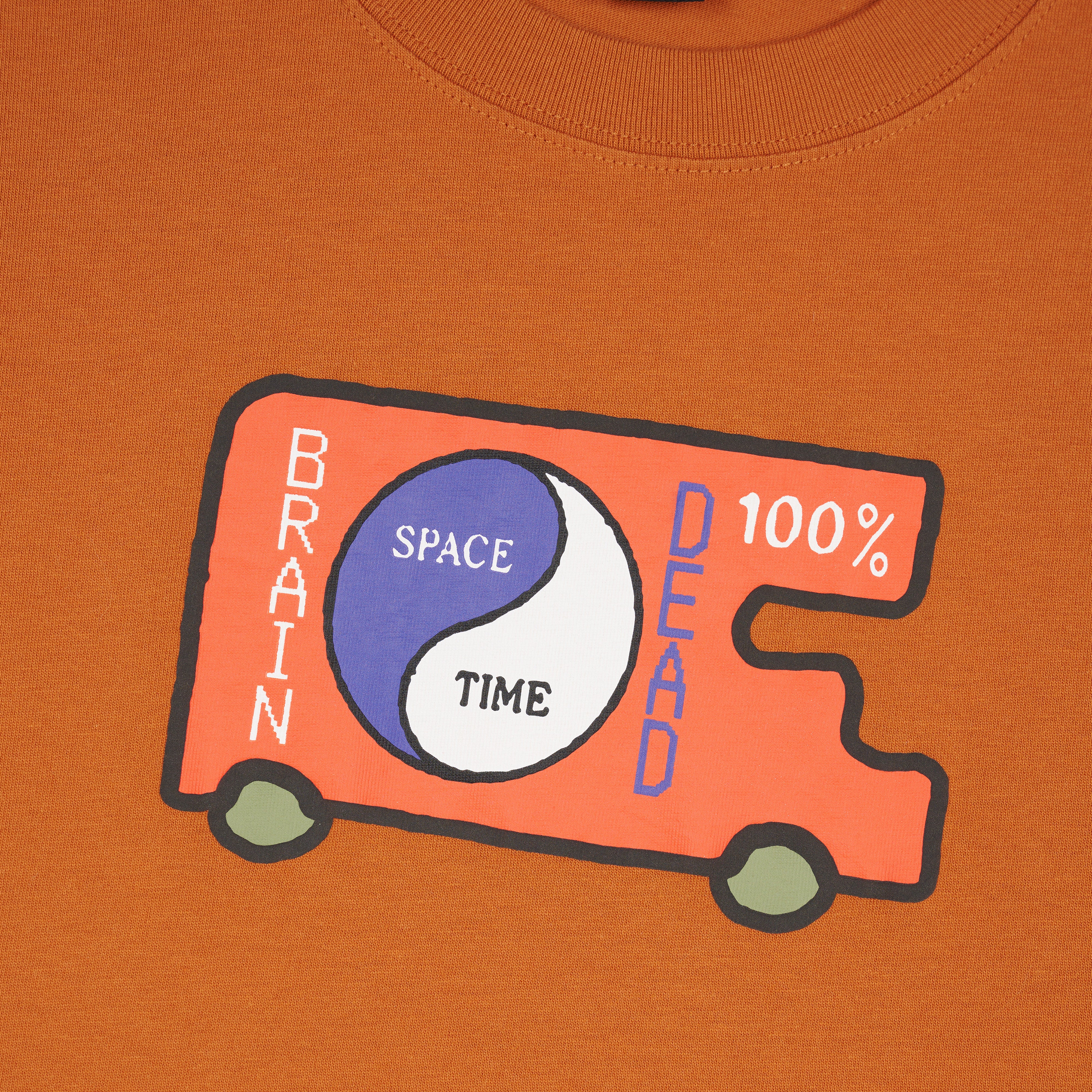 Brain Dead - Men's Space/Time Shirt - (Nutmeg) - Image 3
