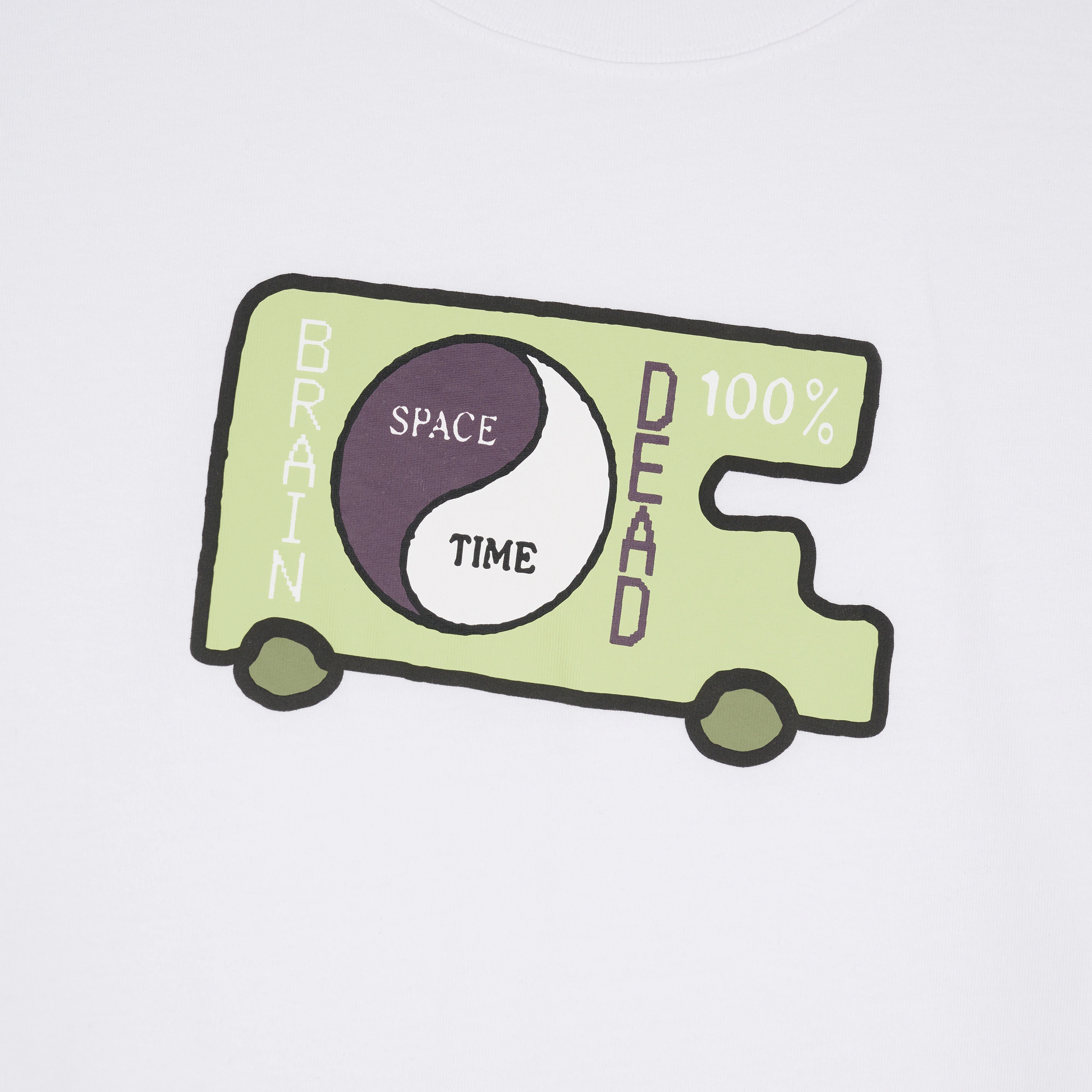 Brain Dead - Men's Space/Time T-Shirt - (White) - Image 3