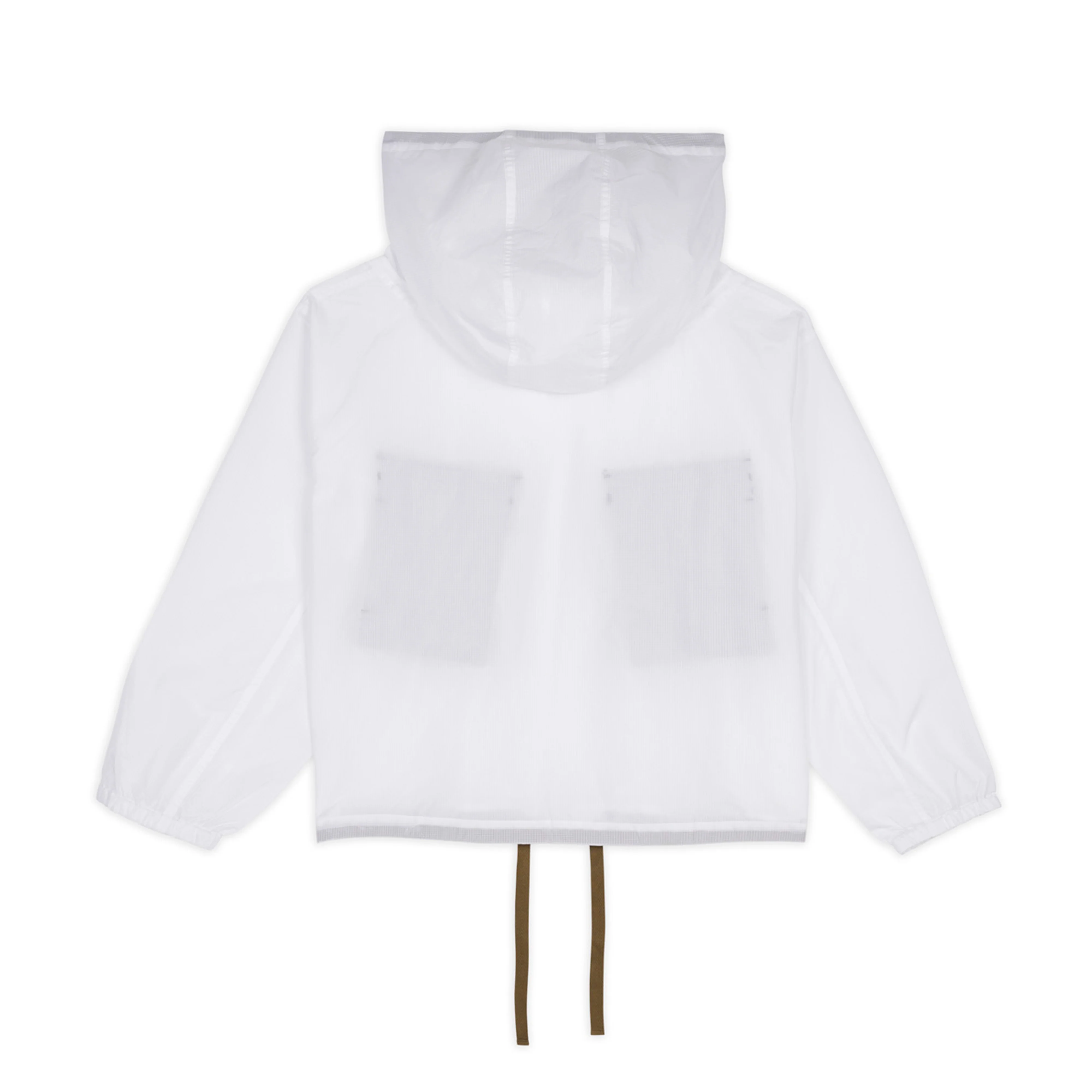 Brain Dead - Men's Translucent Military Smock - (White) - Image 2