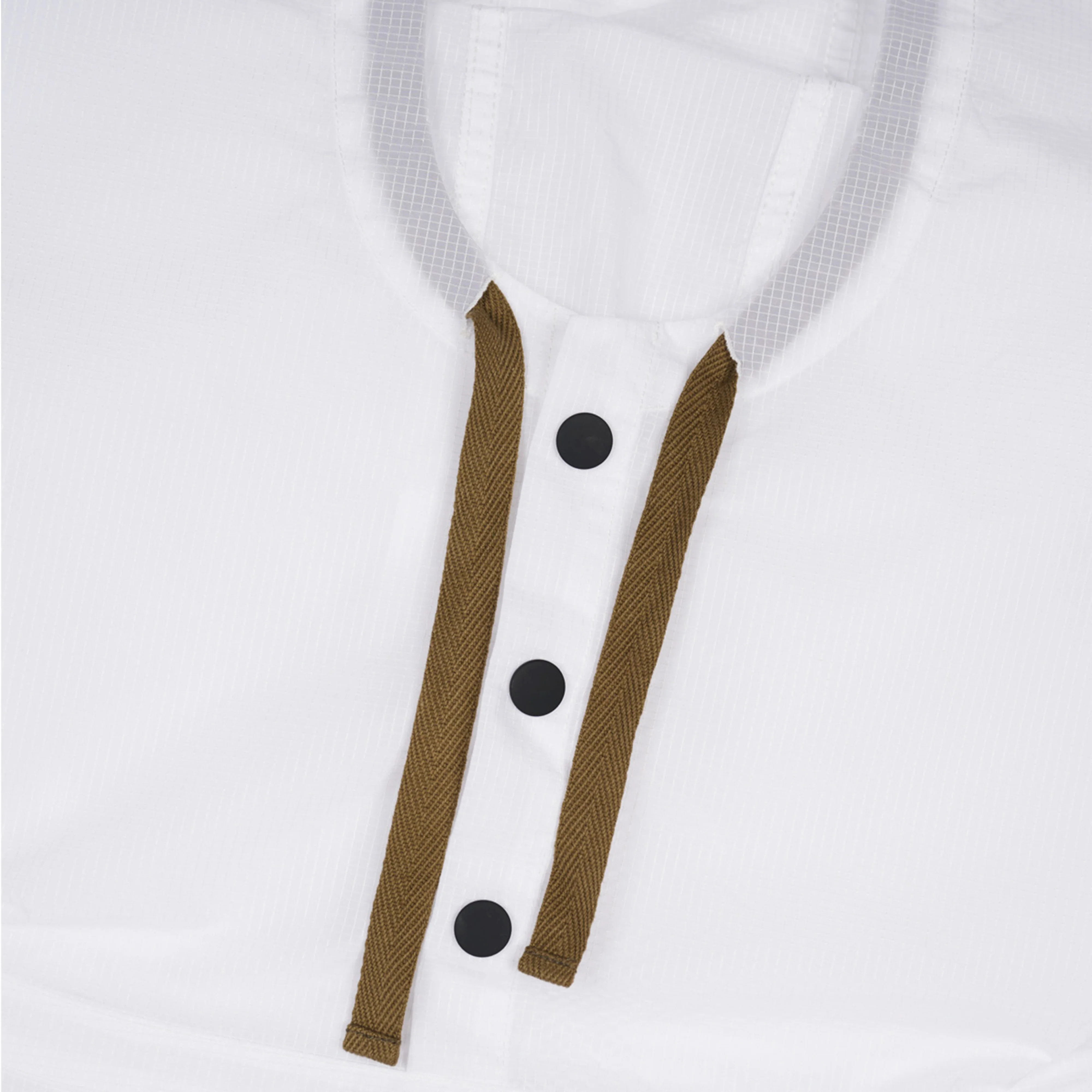 Brain Dead - Men's Translucent Military Smock - (White) - Image 3