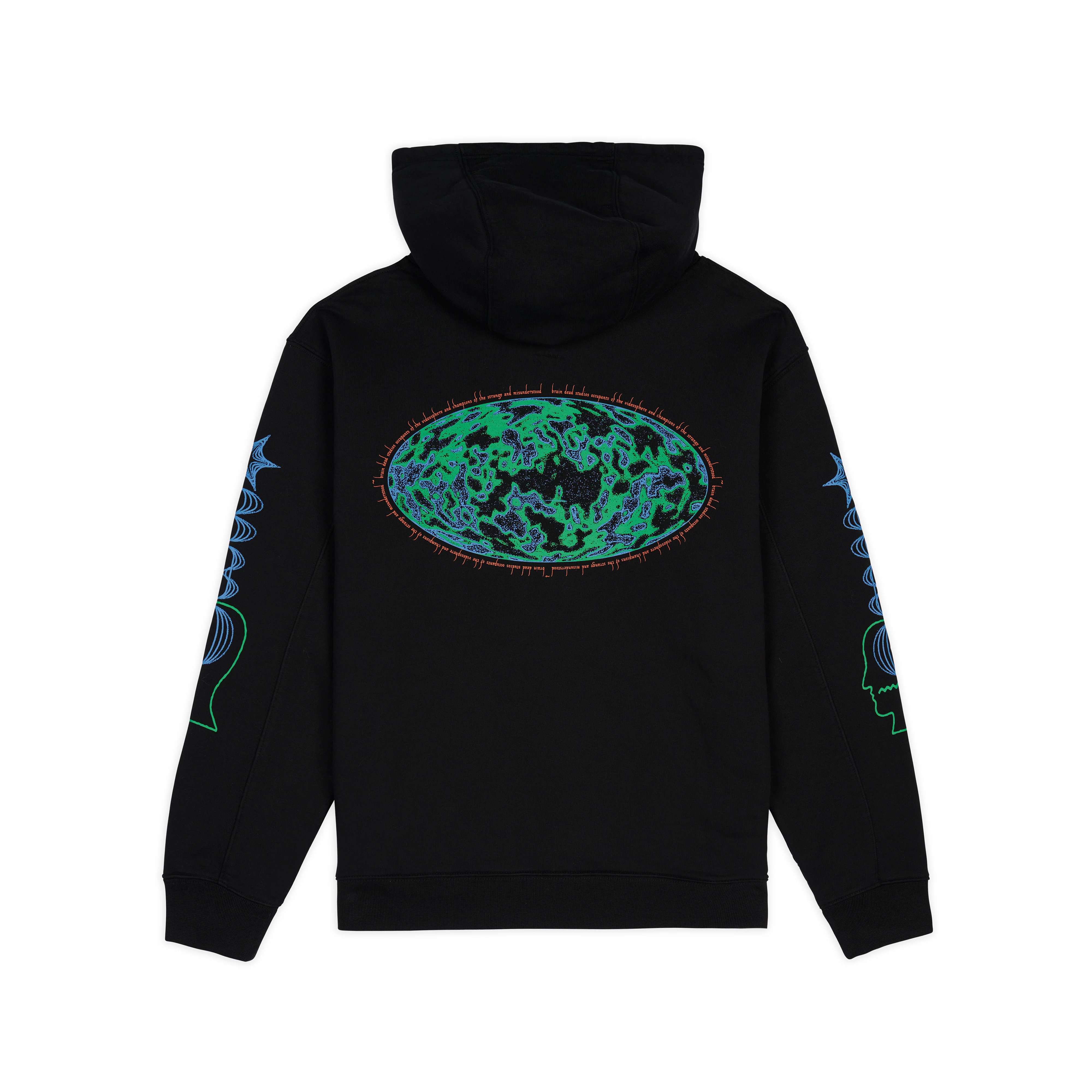 Brain Dead - Men's Videosphere Hoodie - (Black) - Image 2