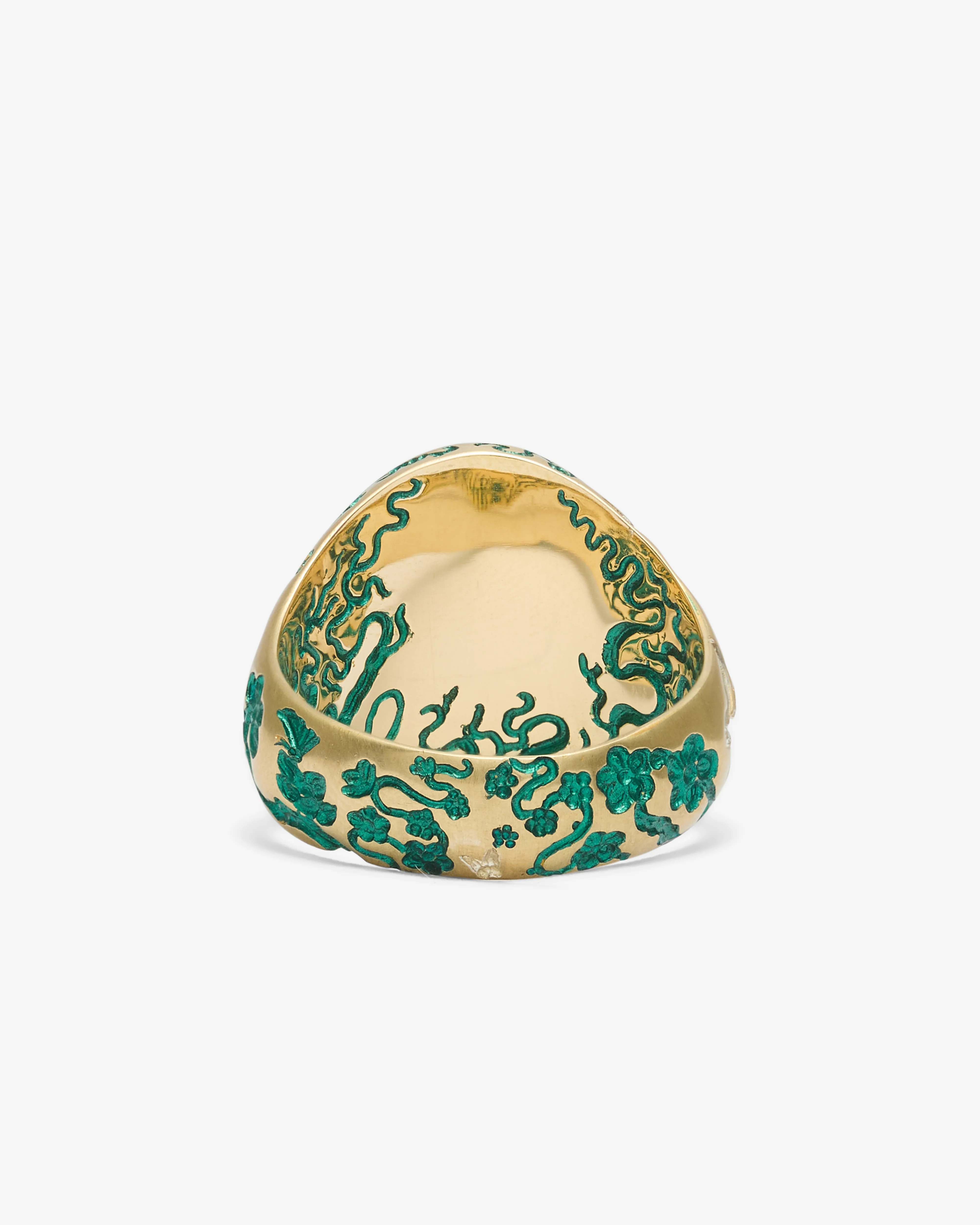 Castro - Tree Of Life Signet Ring - (Yellow Gold) - Image 3
