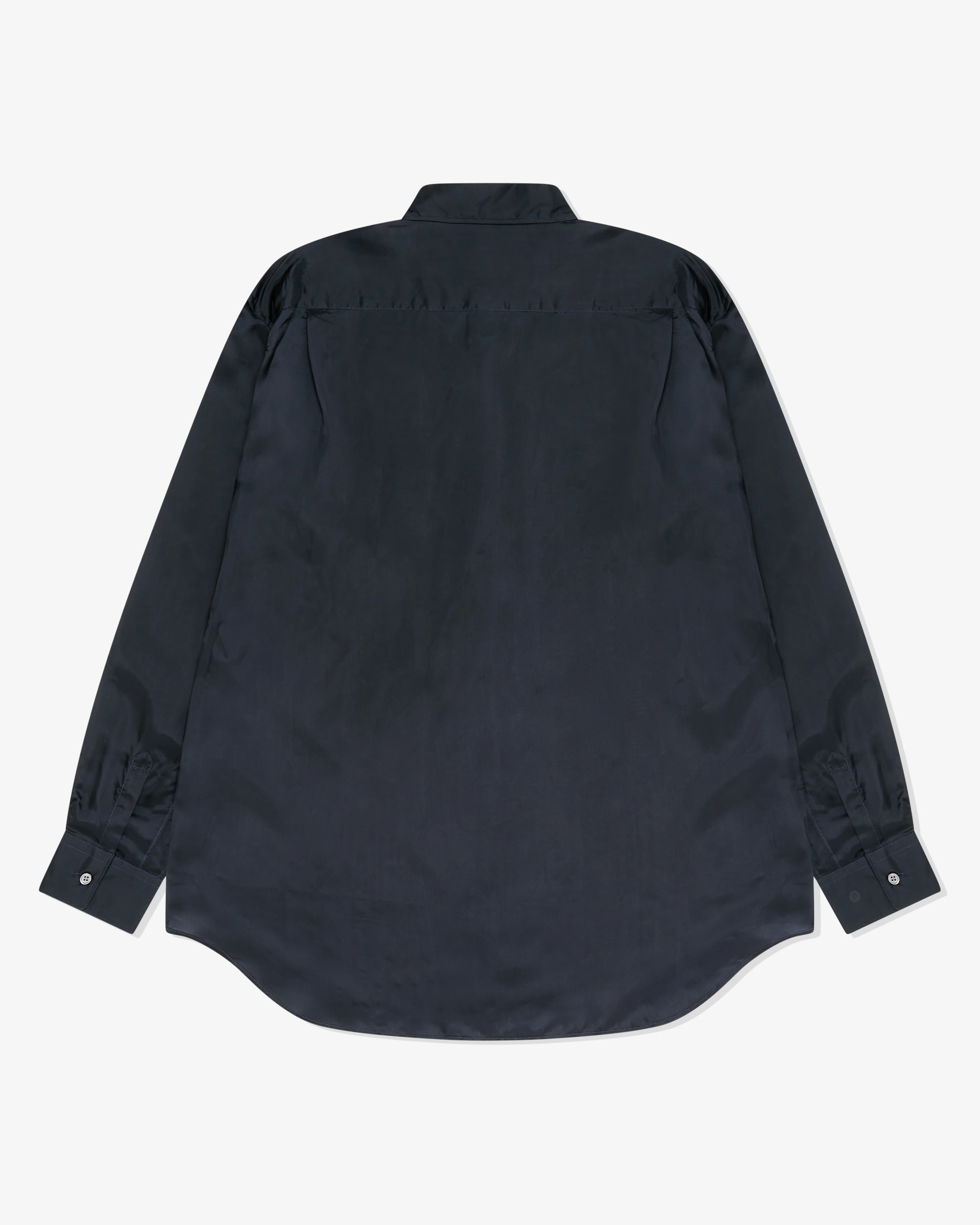 CDG Shirt Forever - Men's Cupra Taffetas Narrow Classic Shirt - (Navy) - Image 2