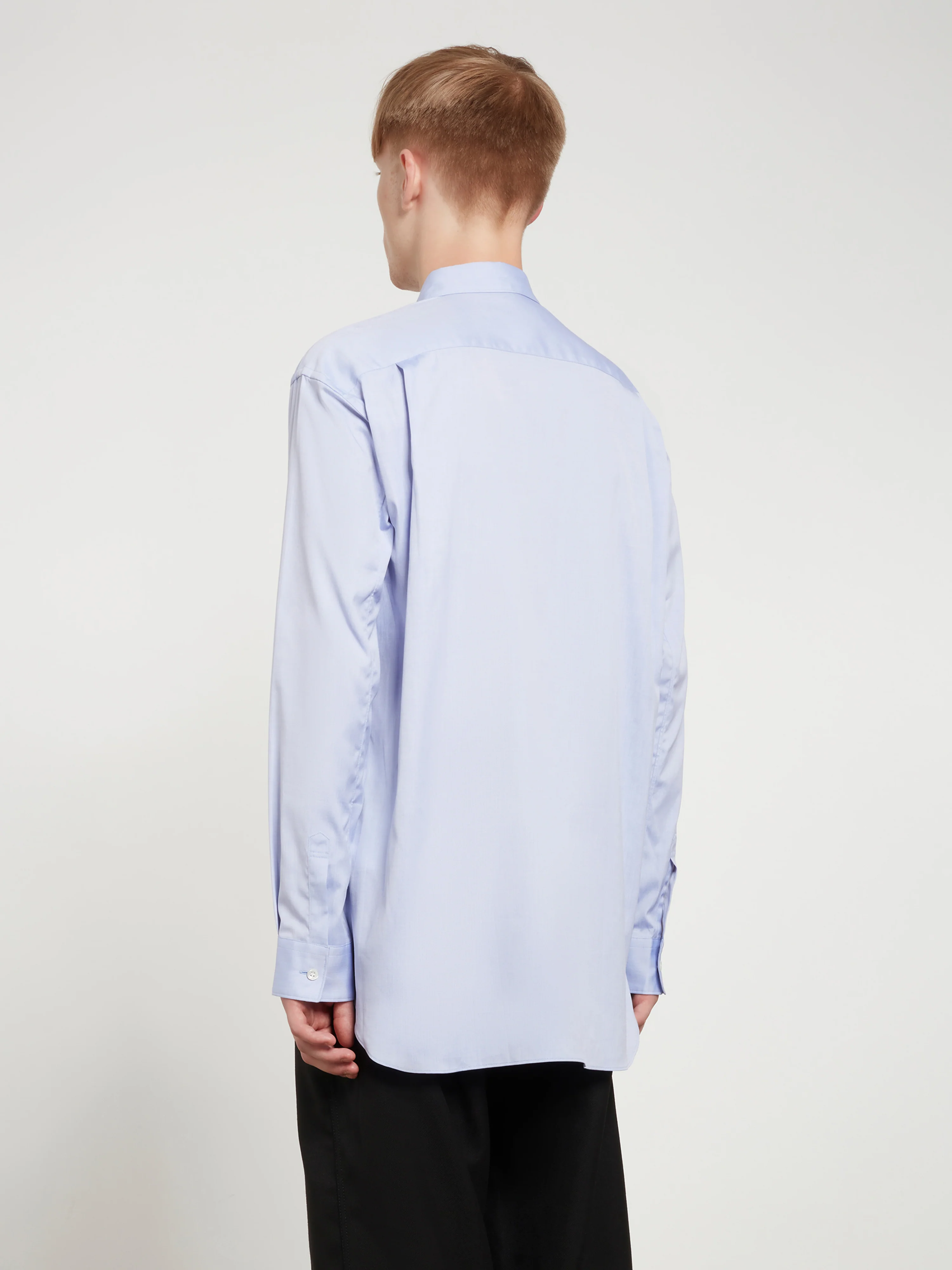 CDG Shirt Forever - Men's Oxford Shirt - (Blue) - Image 5