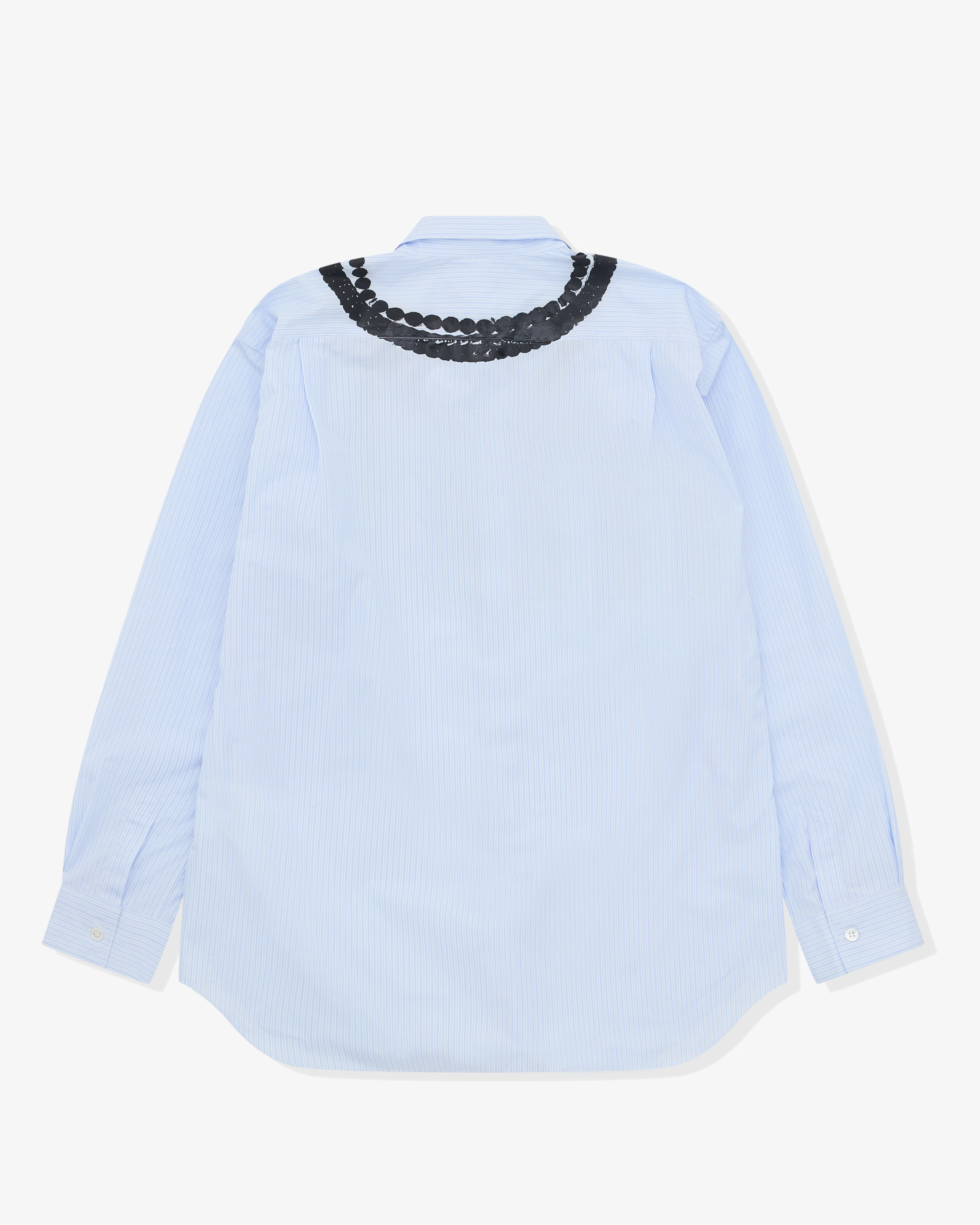 CDG Shirt - Men's A$AP Nast Chain Shirt - (Pinstripe) - Image 2