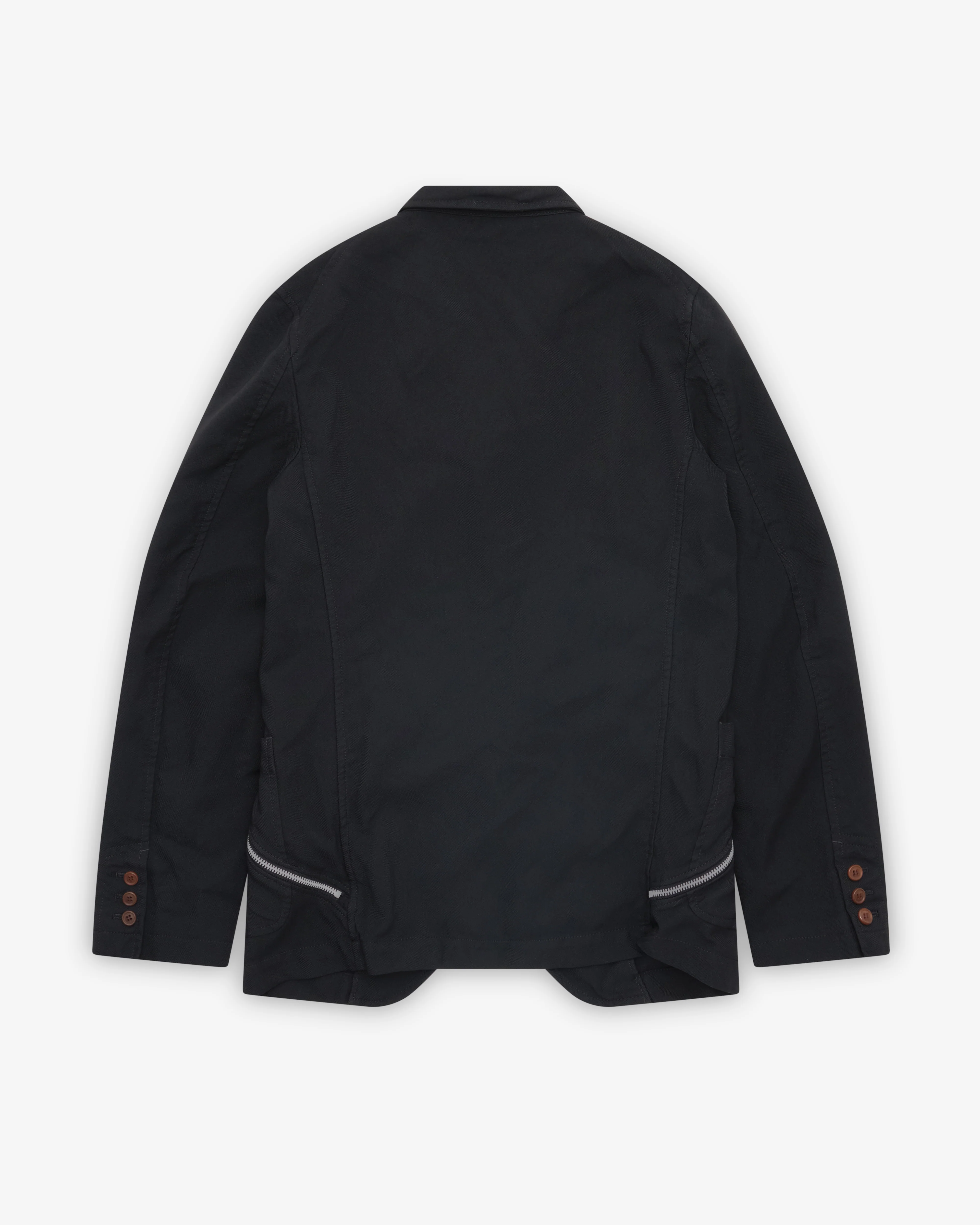 CDG Shirt - Men's Dual Zip Blazer - (Black) - Image 2