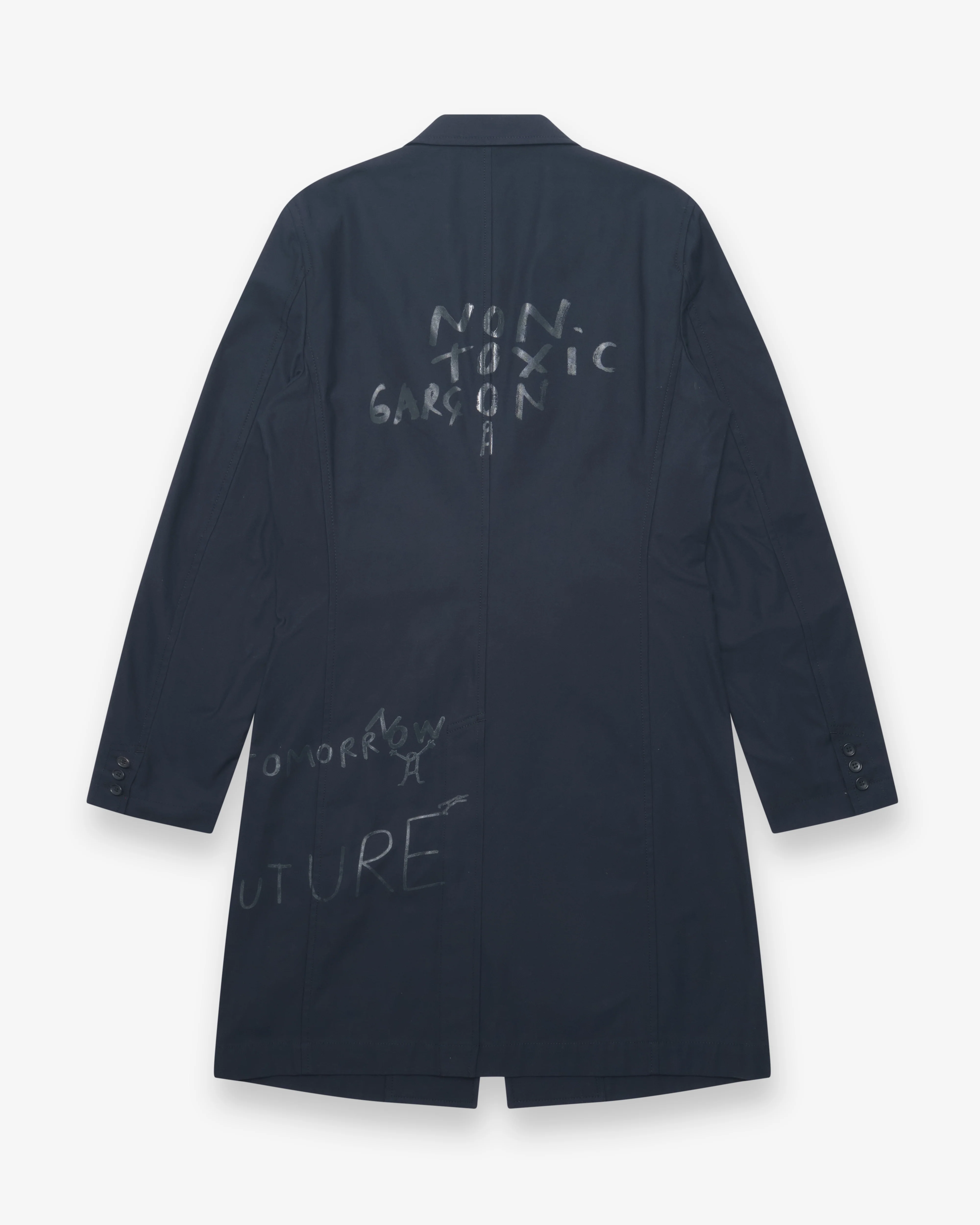 CDG Shirt - Men's World Hope Coat - (Navy) - Image 2