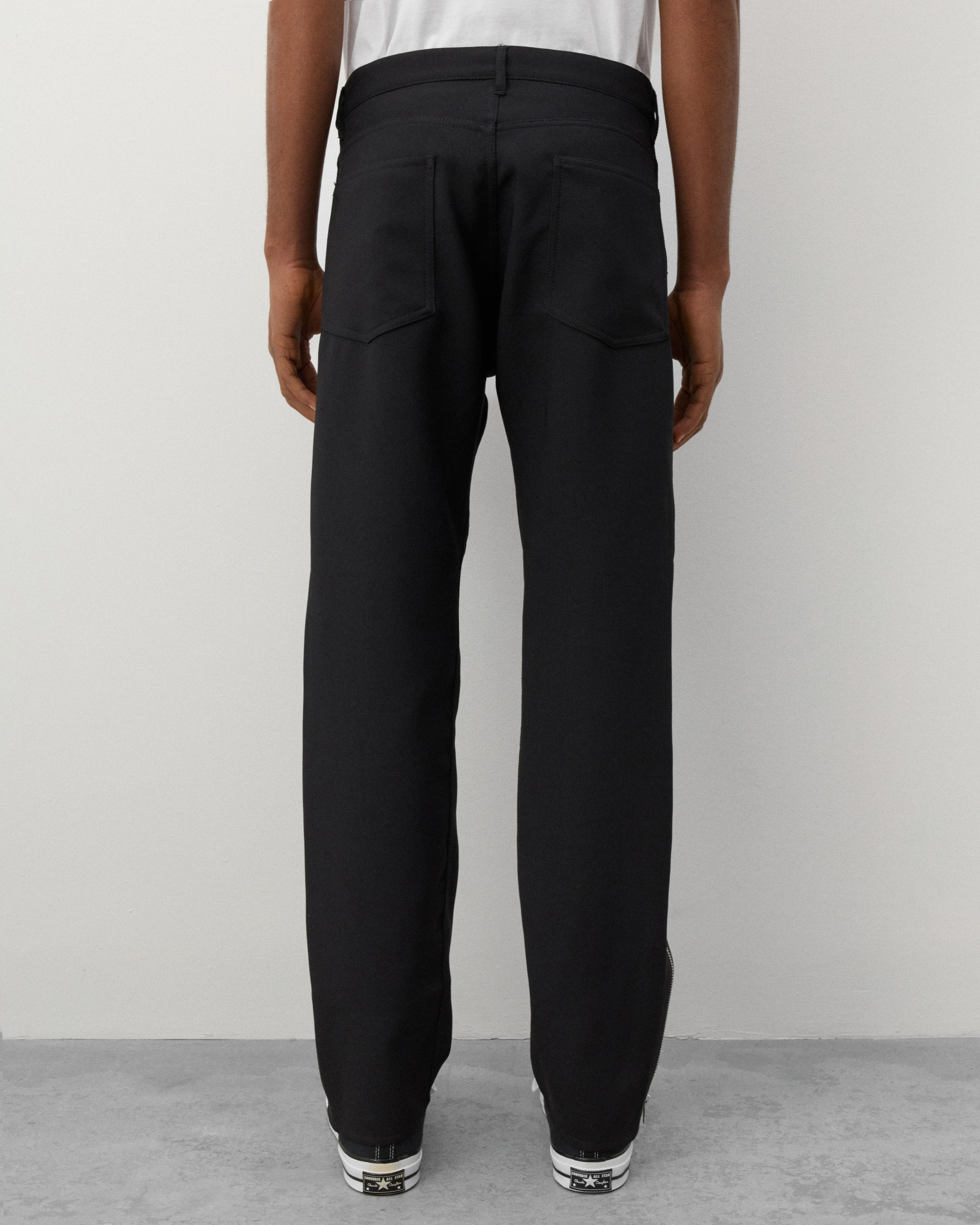 CDG Shirt - Men's Zip Trousers - (Black) - Image 4