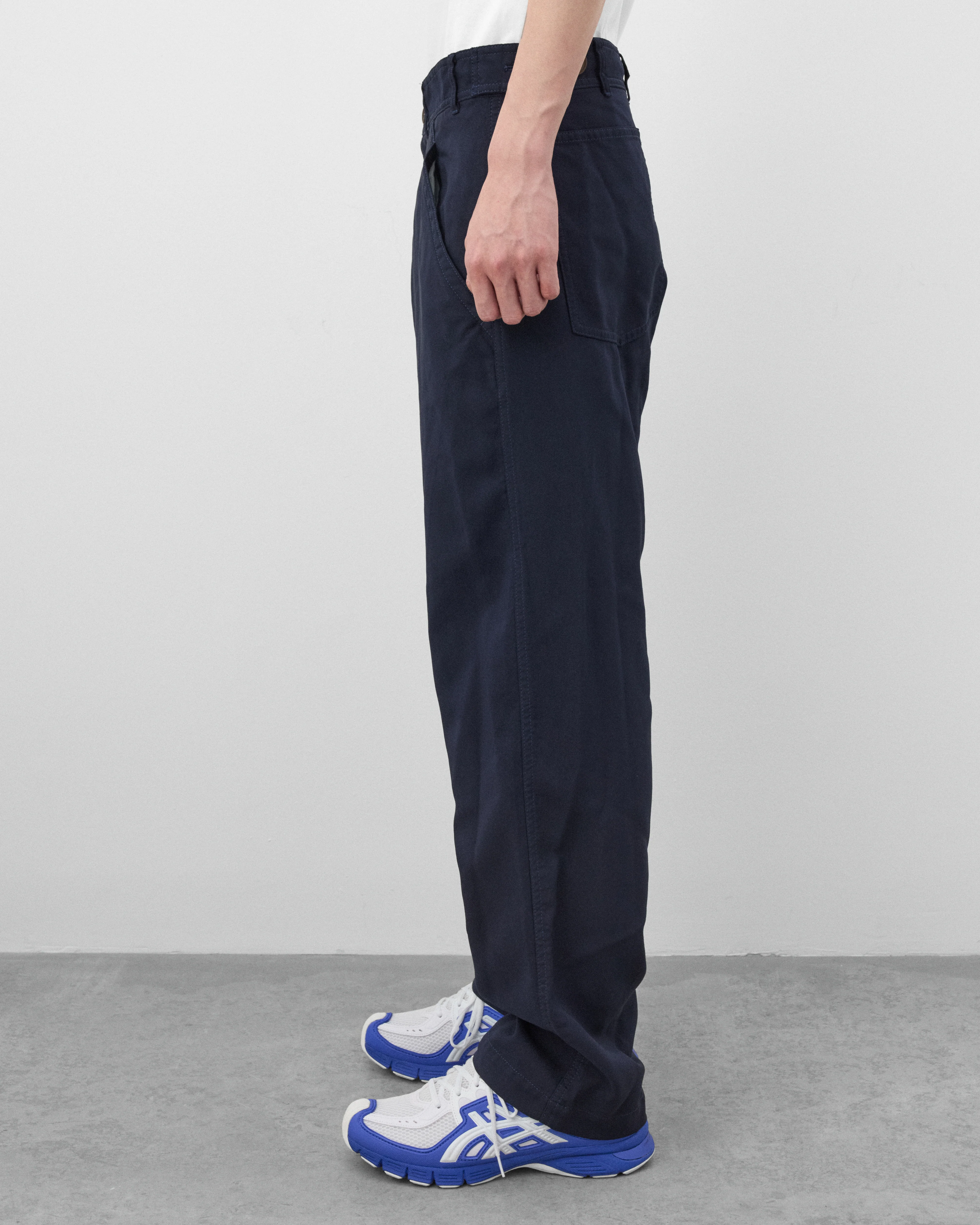 CDG Shirt - Men's Straight Leg Trousers - (Blue) - Image 4