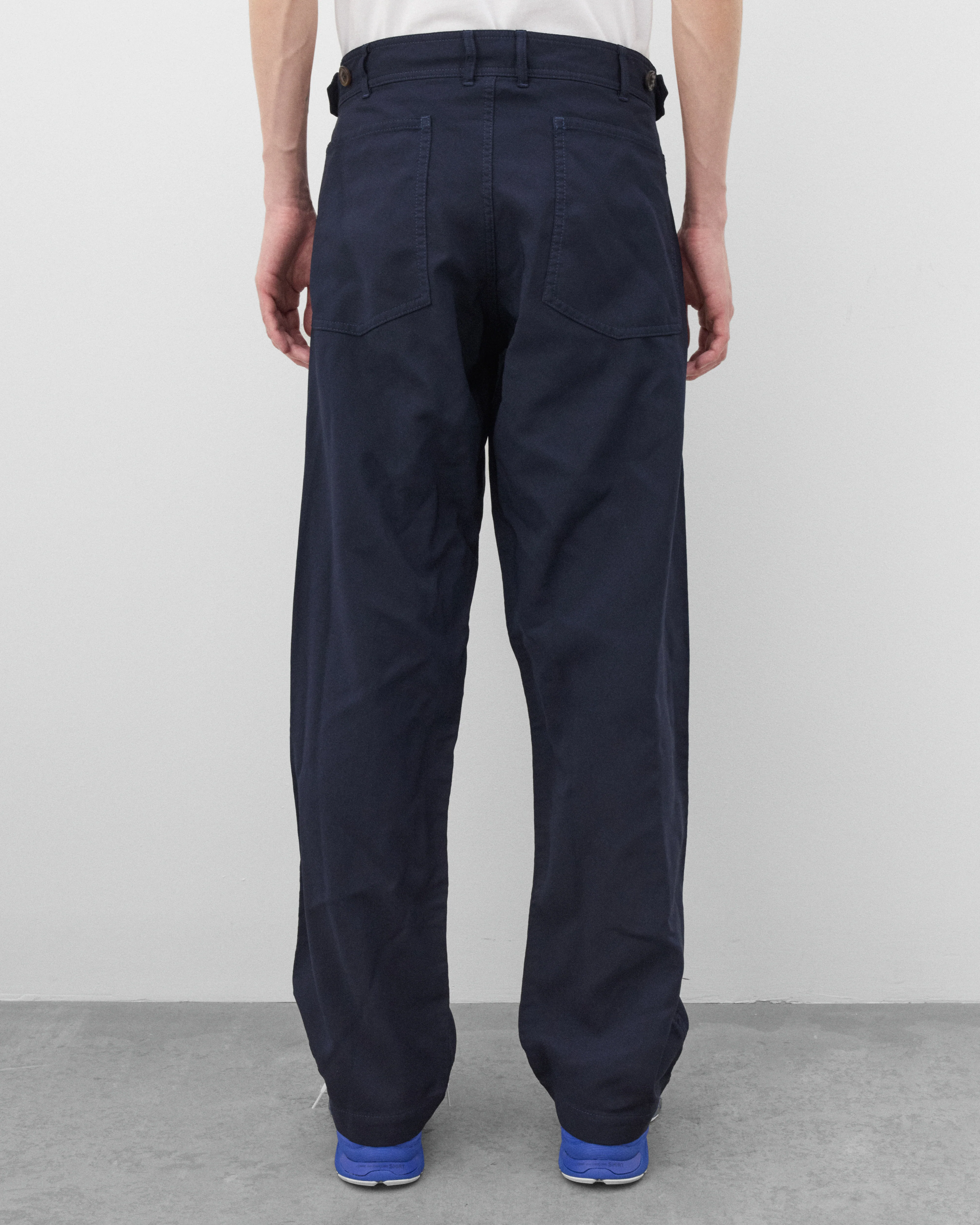 CDG Shirt - Men's Straight Leg Trousers - (Blue) - Image 5