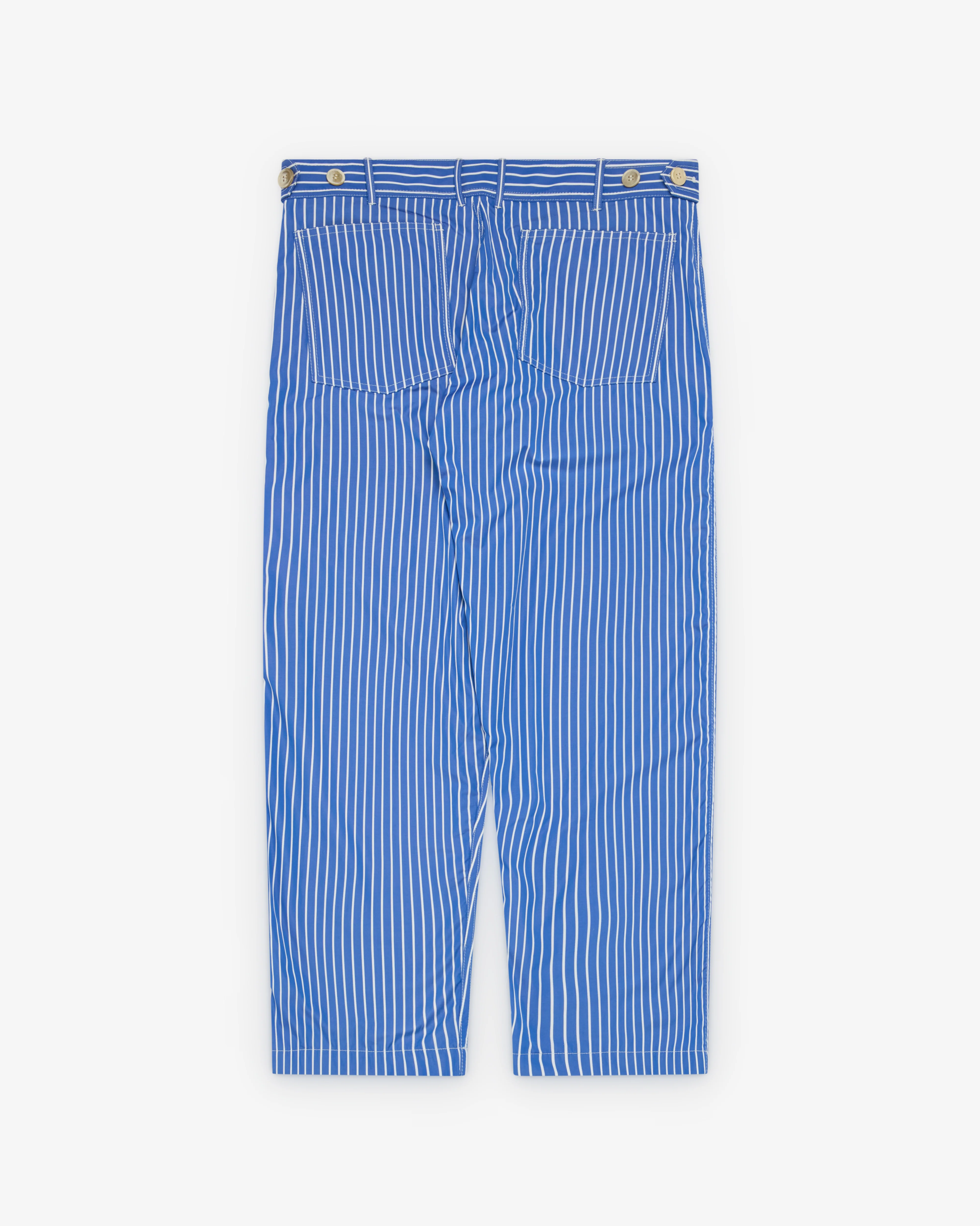 CDG Shirt - Men's Striped Trousers - (Blue/White) - Image 2
