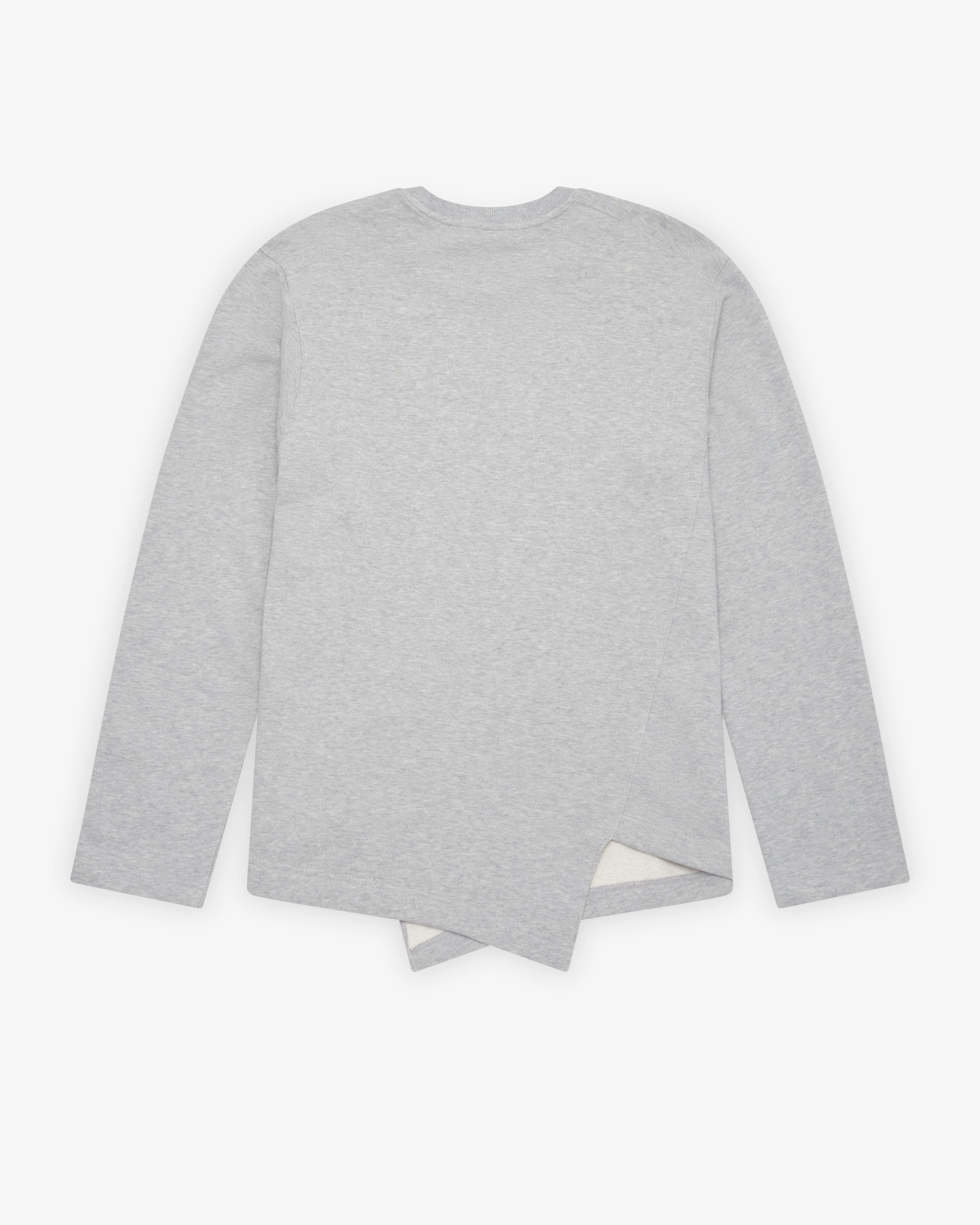 CDG Shirt - Men's Bias Cut Sweatshirt - (Top Grey) - Image 2