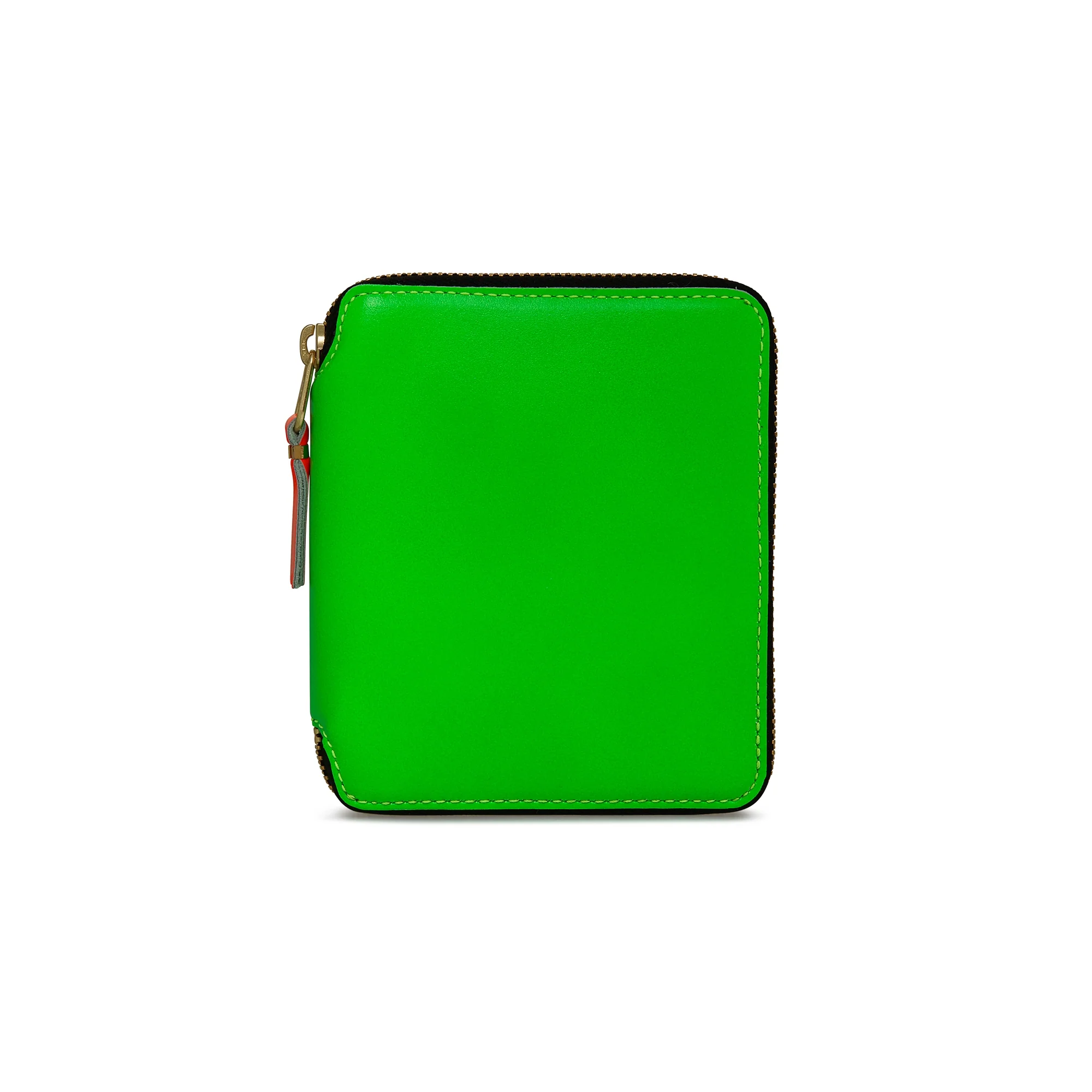 CDG Wallet - Super Fluo Full Zip Around Wallet - (Green SA2100SF)