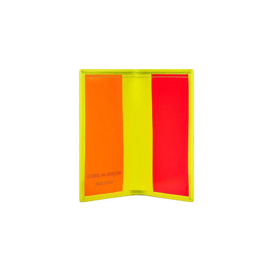 CDG Wallet - Super Fluo Bifold Wallet - (Yellow SA 6400SF) - Image 2