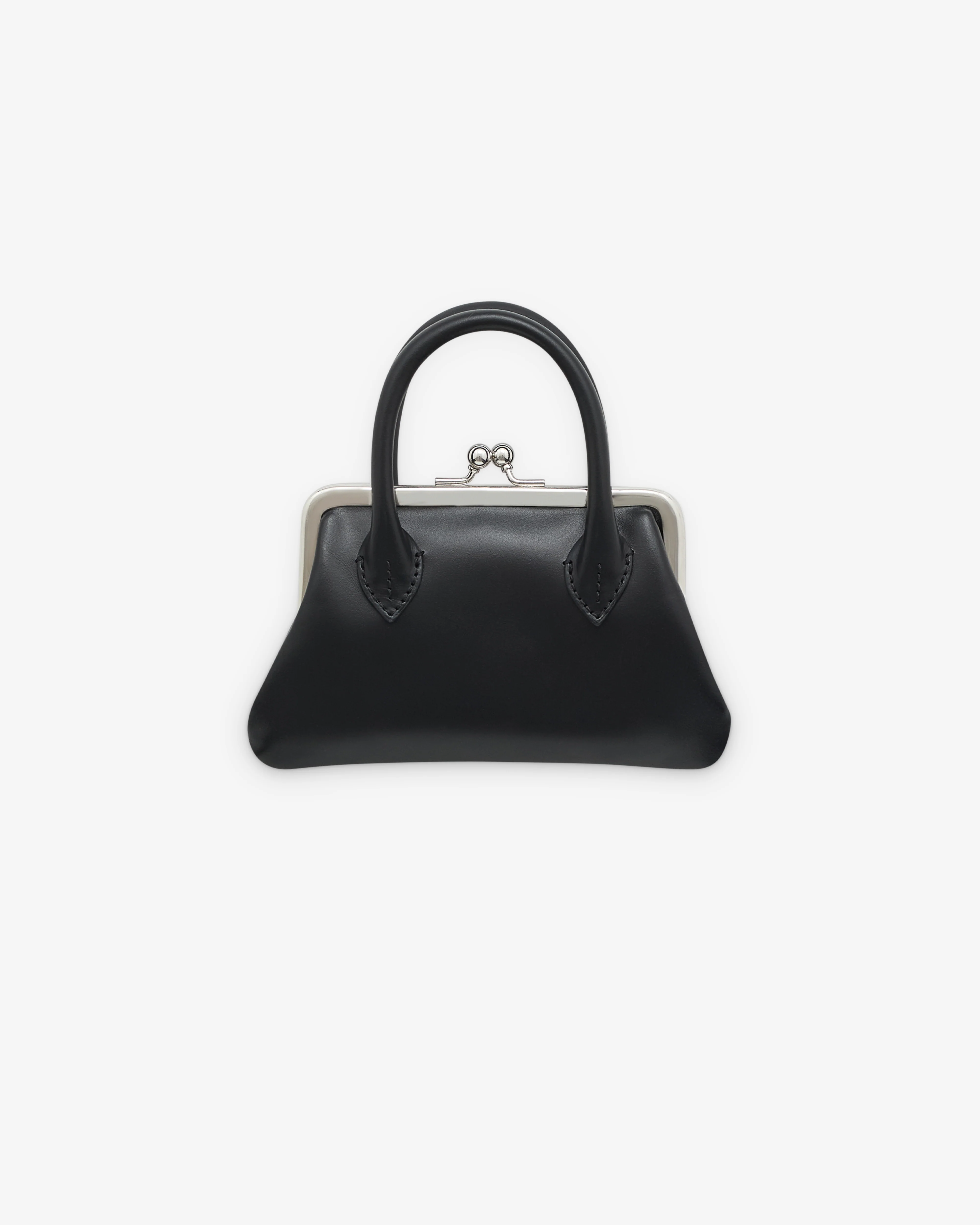 CDG Wallet - Small Wallet With Clasp Handles - (Black SA0301CH) - Image 2