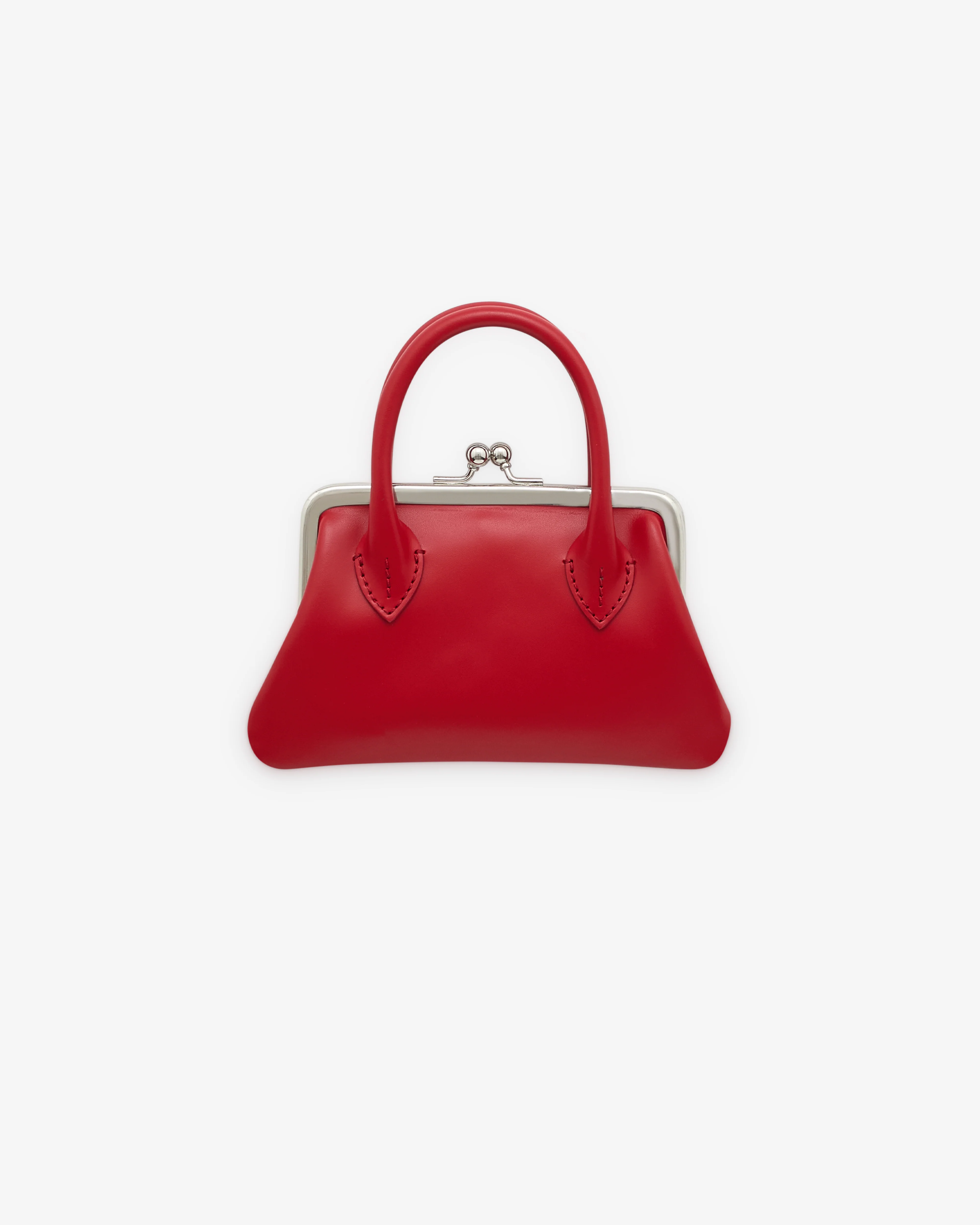 CDG Wallet - Small Wallet With Clasp Handles - (Red SA0301CH) - Image 2