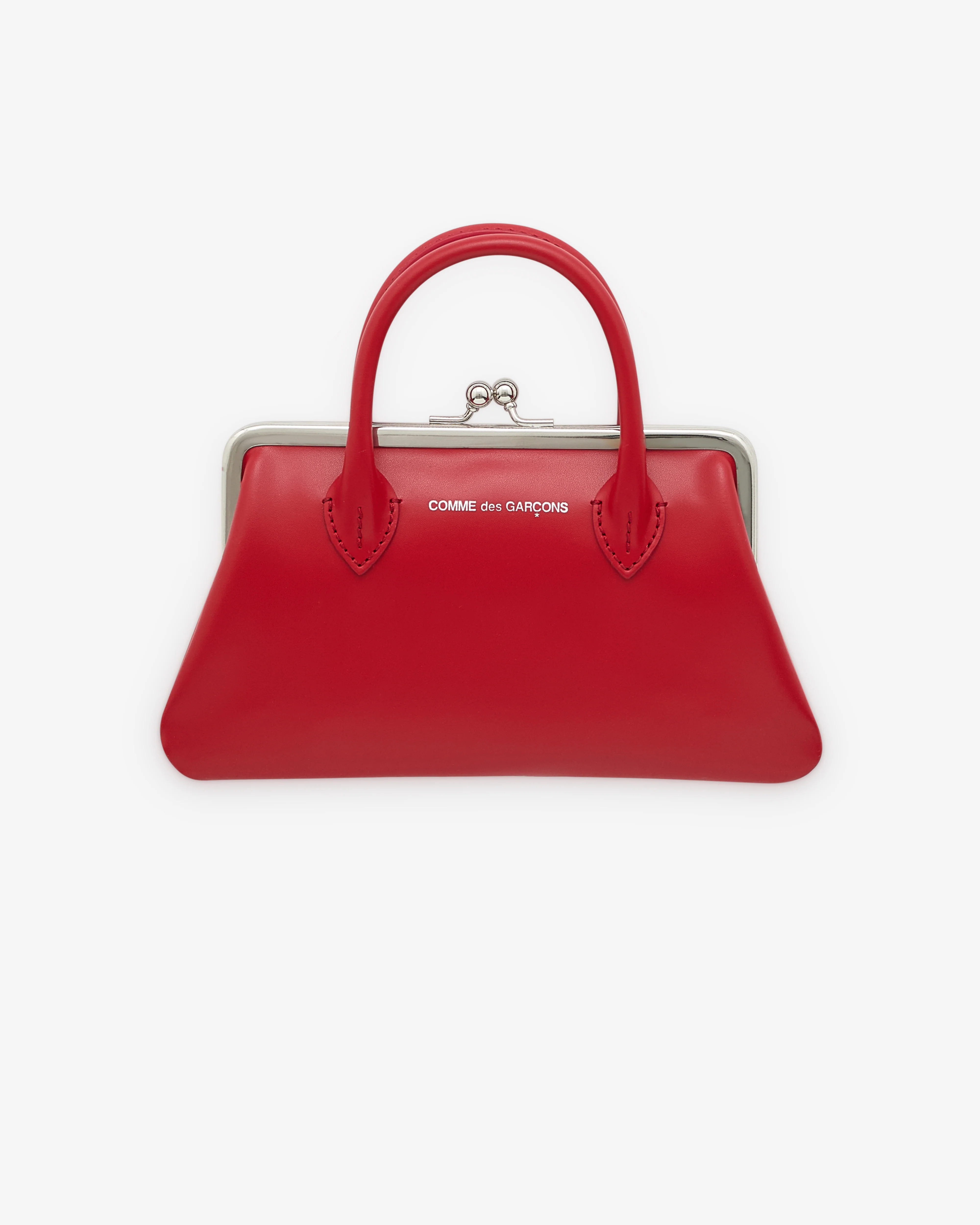 CDG Wallet - Medium Wallet With Clasp Handles - (Red SA0302CH)