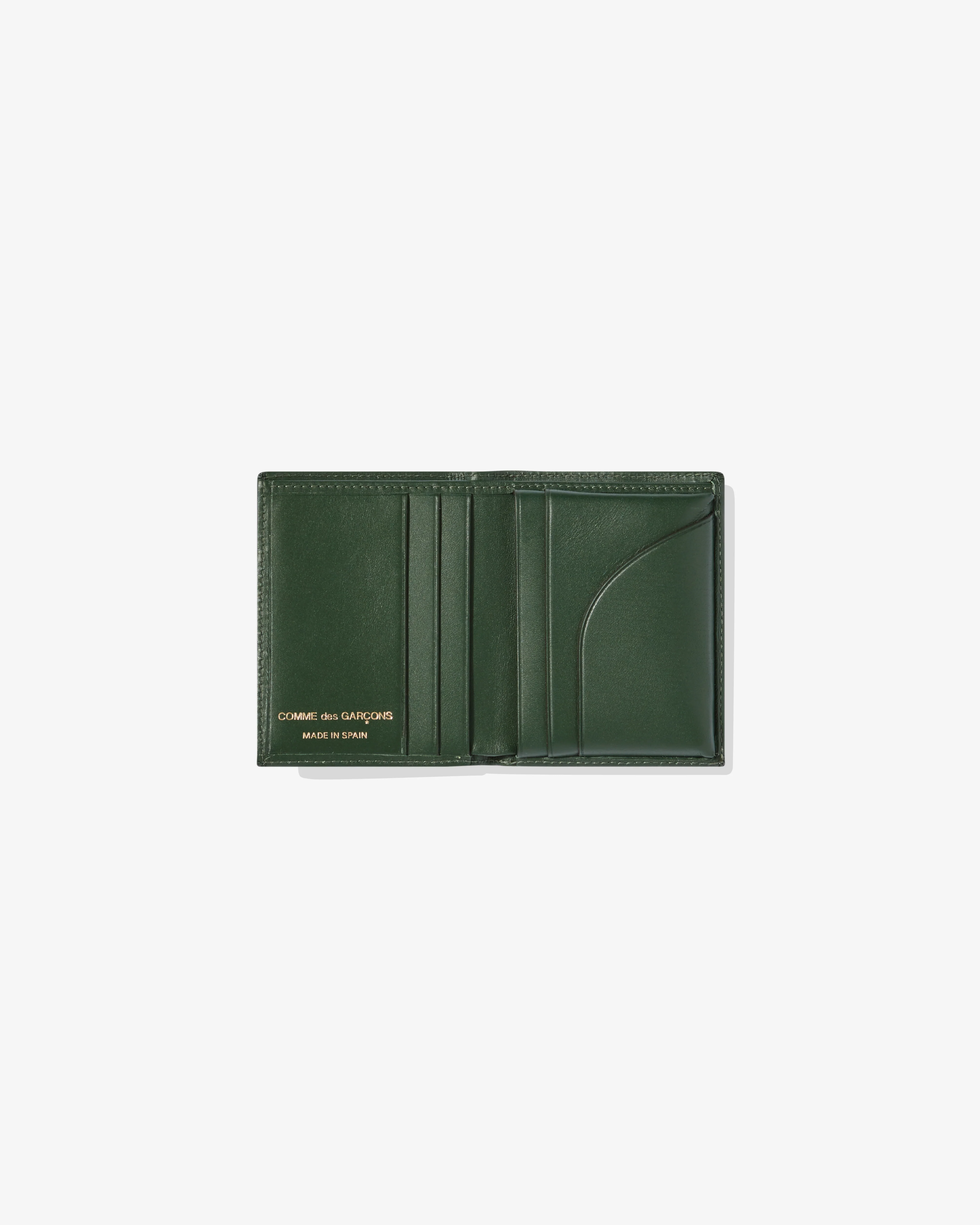 CDG Wallet - Classic Leather Bifold Wallet - (Bottle Green SA0641) - Image 3