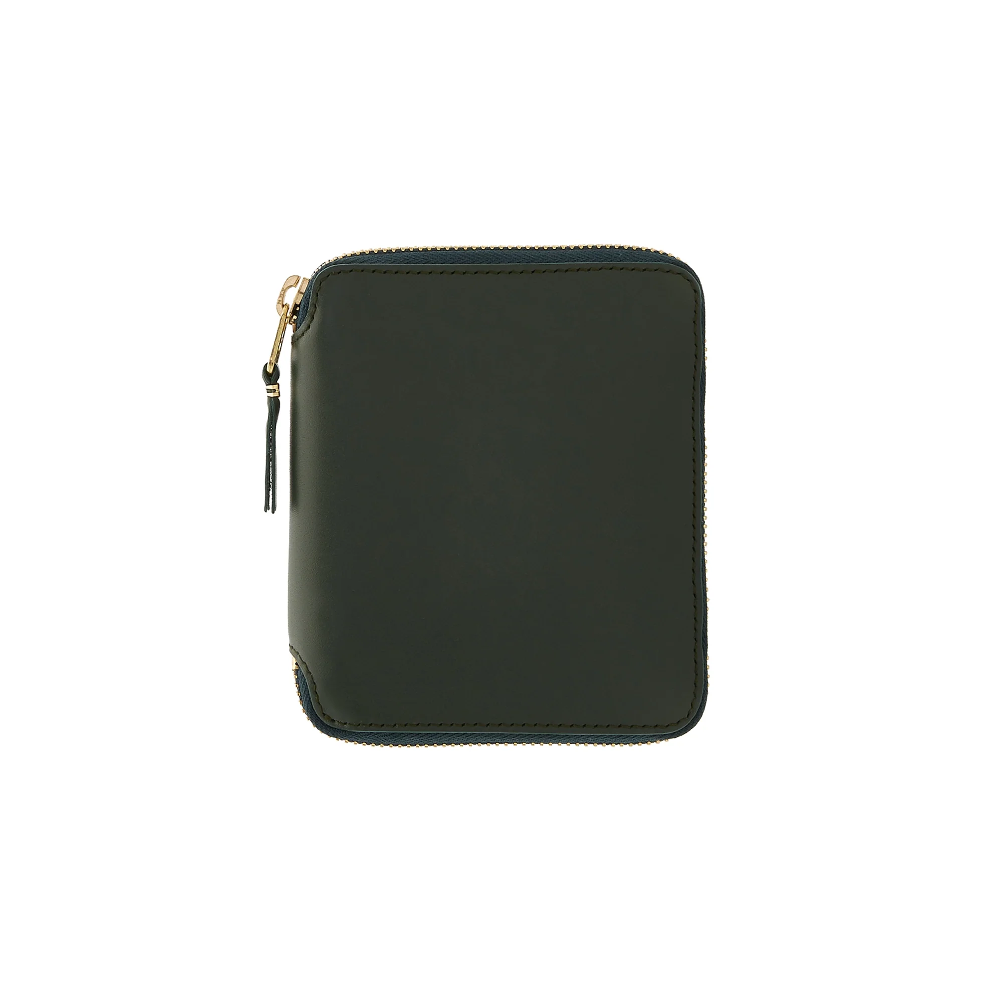 CDG Wallet - Classic Leather Full Zip Around Wallet - (Bottle Green SA2100)