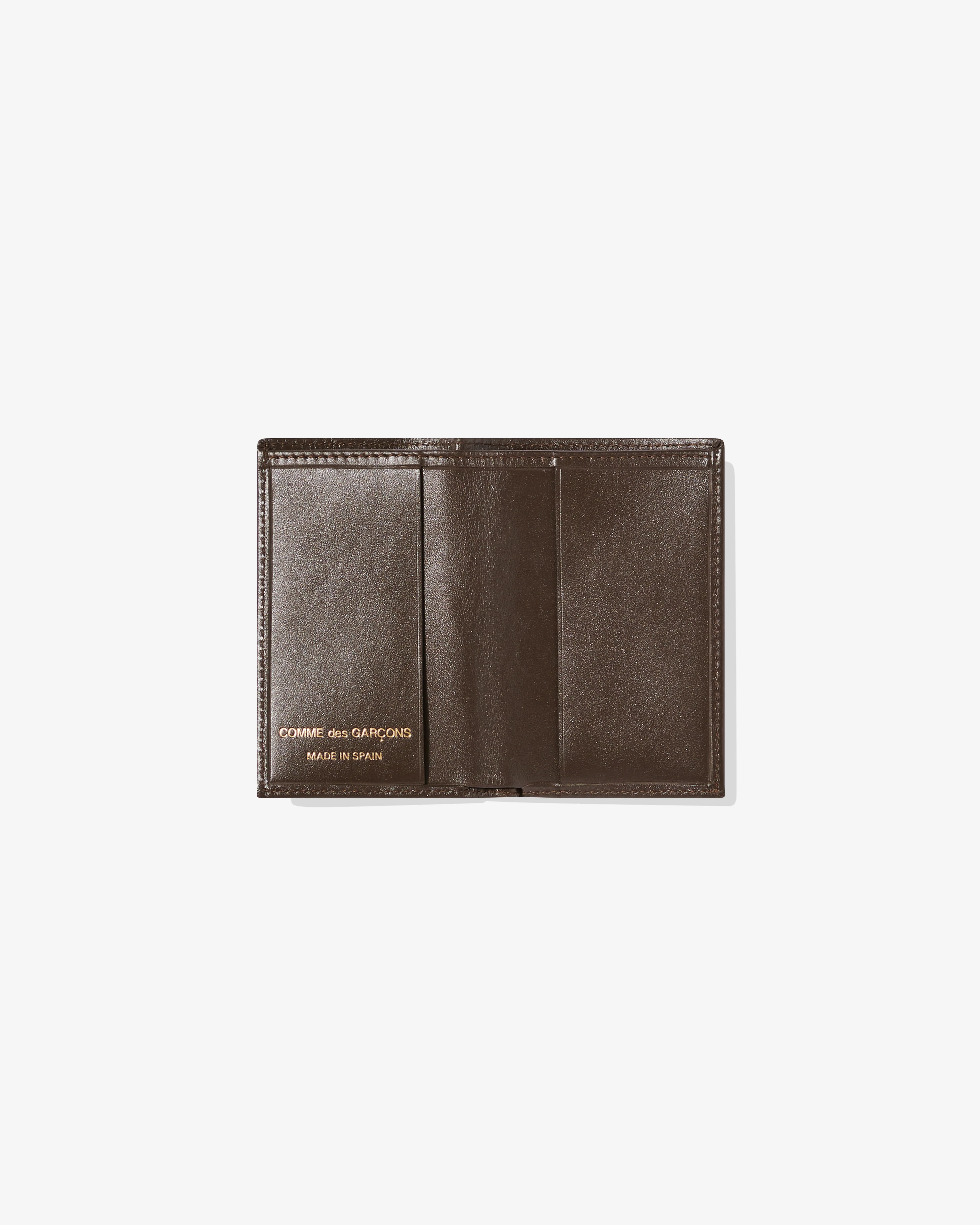 CDG Wallet - Classic Leather Bifold Wallet - (Brown SA6400) - Image 3