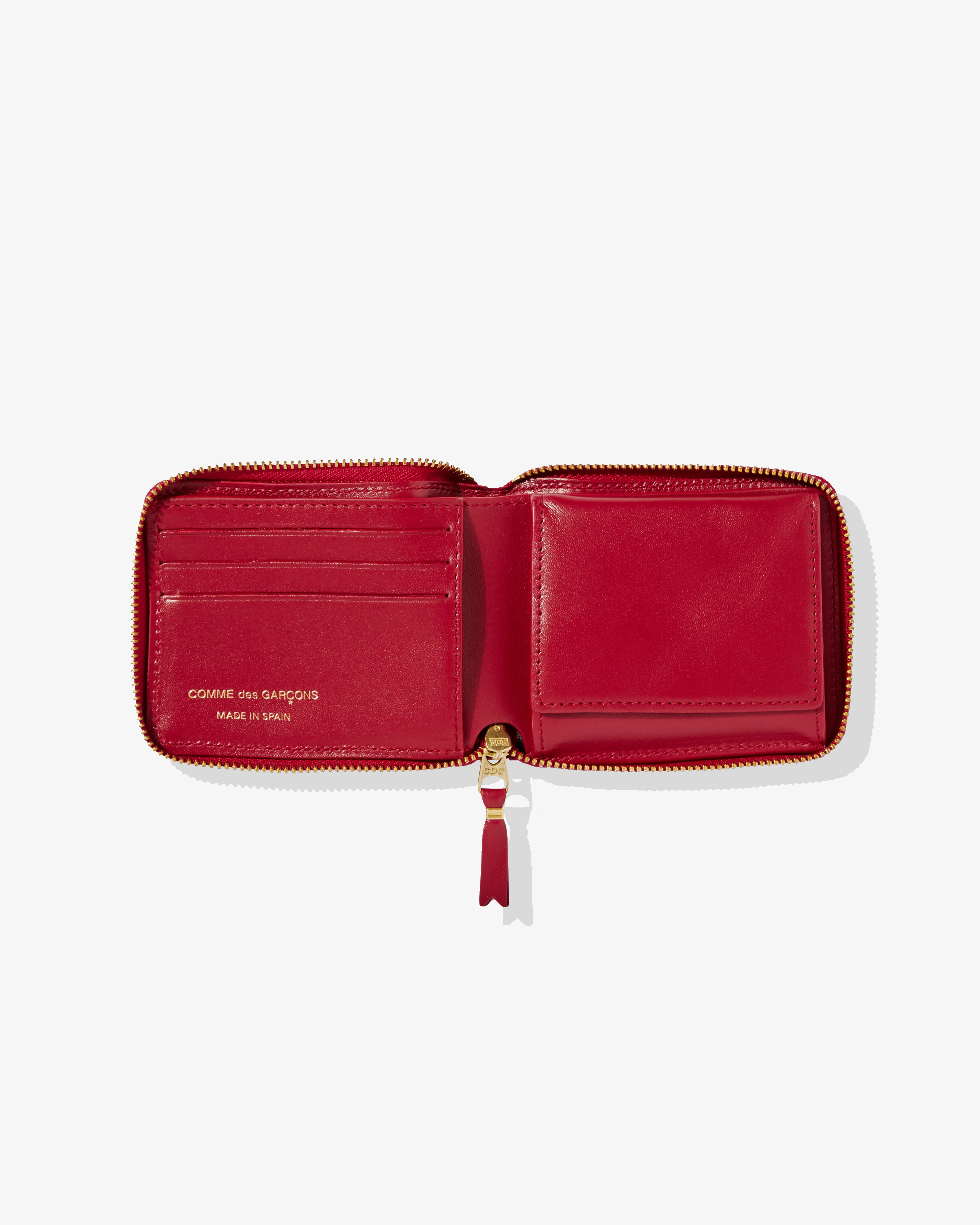 CDG Wallet - Classic Color Full Zip Around Wallet - (Red SA7100) - Image 3