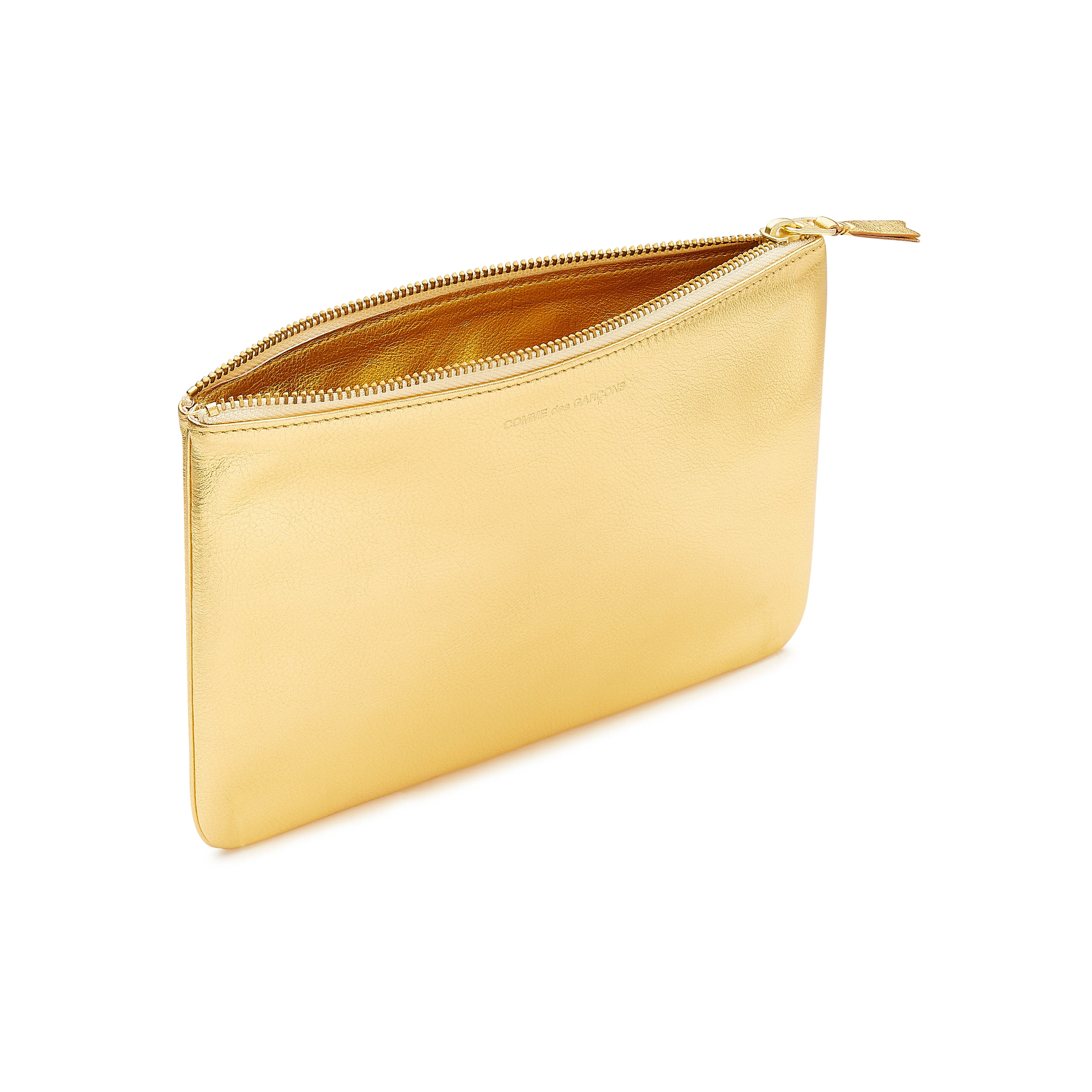 CDG Wallet - Gold Zip Pouch - (Gold SA5100G) - Image 2