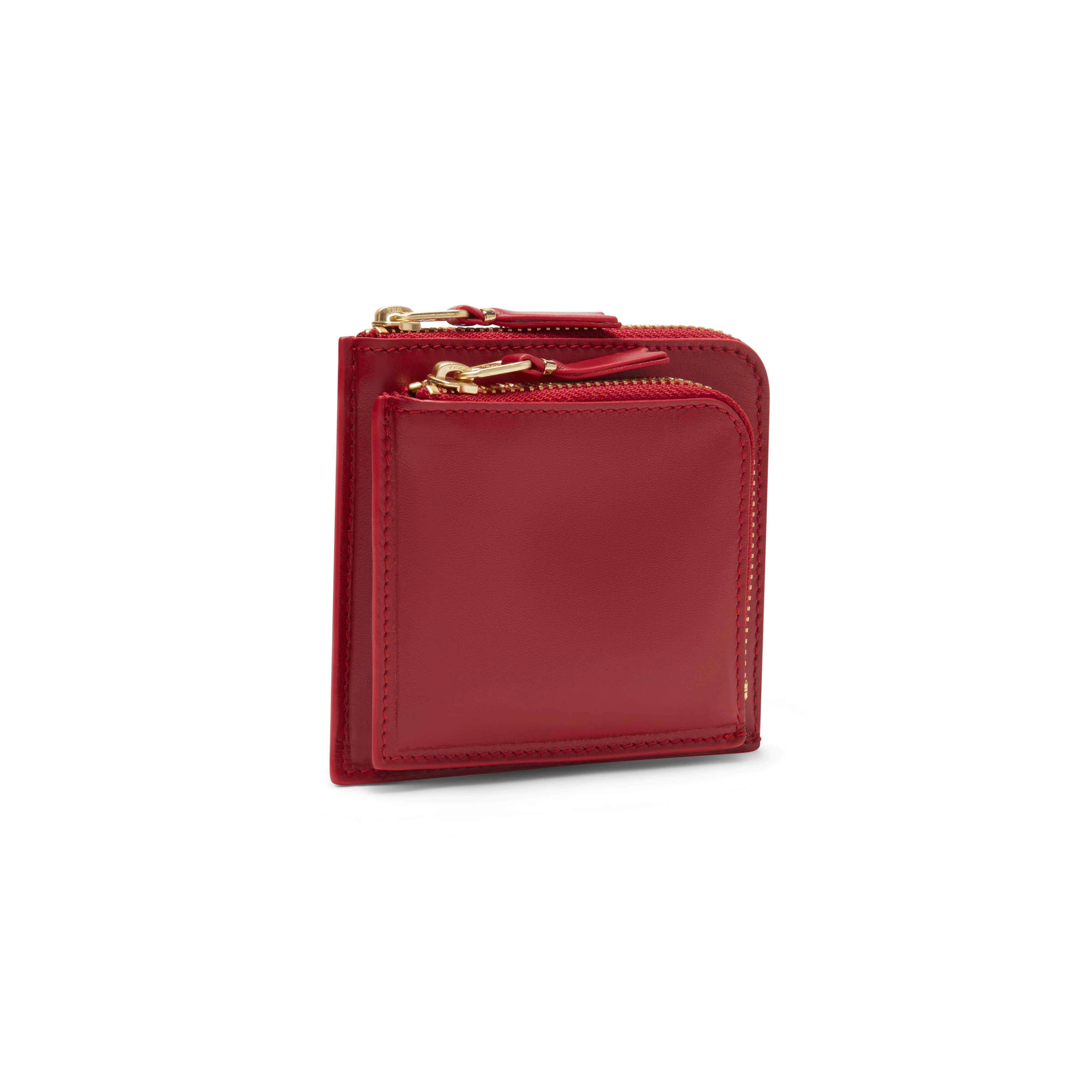 CDG Wallet - Outside Pocket Zip Around Wallet - (Red SA3100) - Image 2