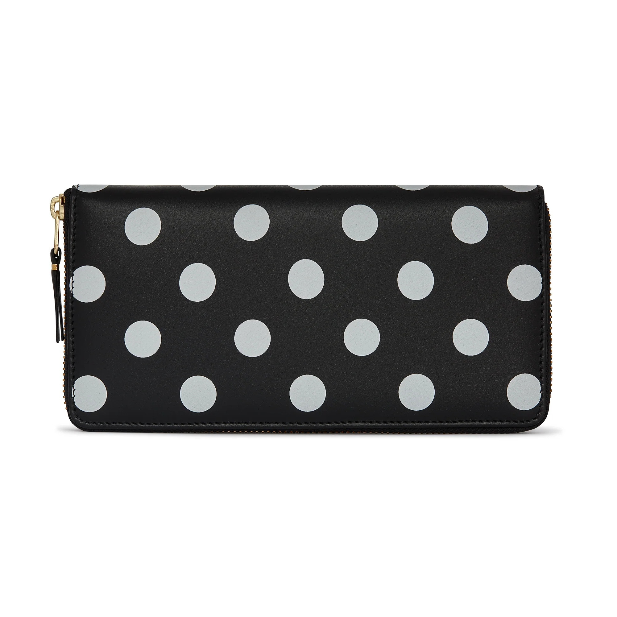 CDG Wallet - Polka Dot Printed Wallet - (Black SA0110PD)