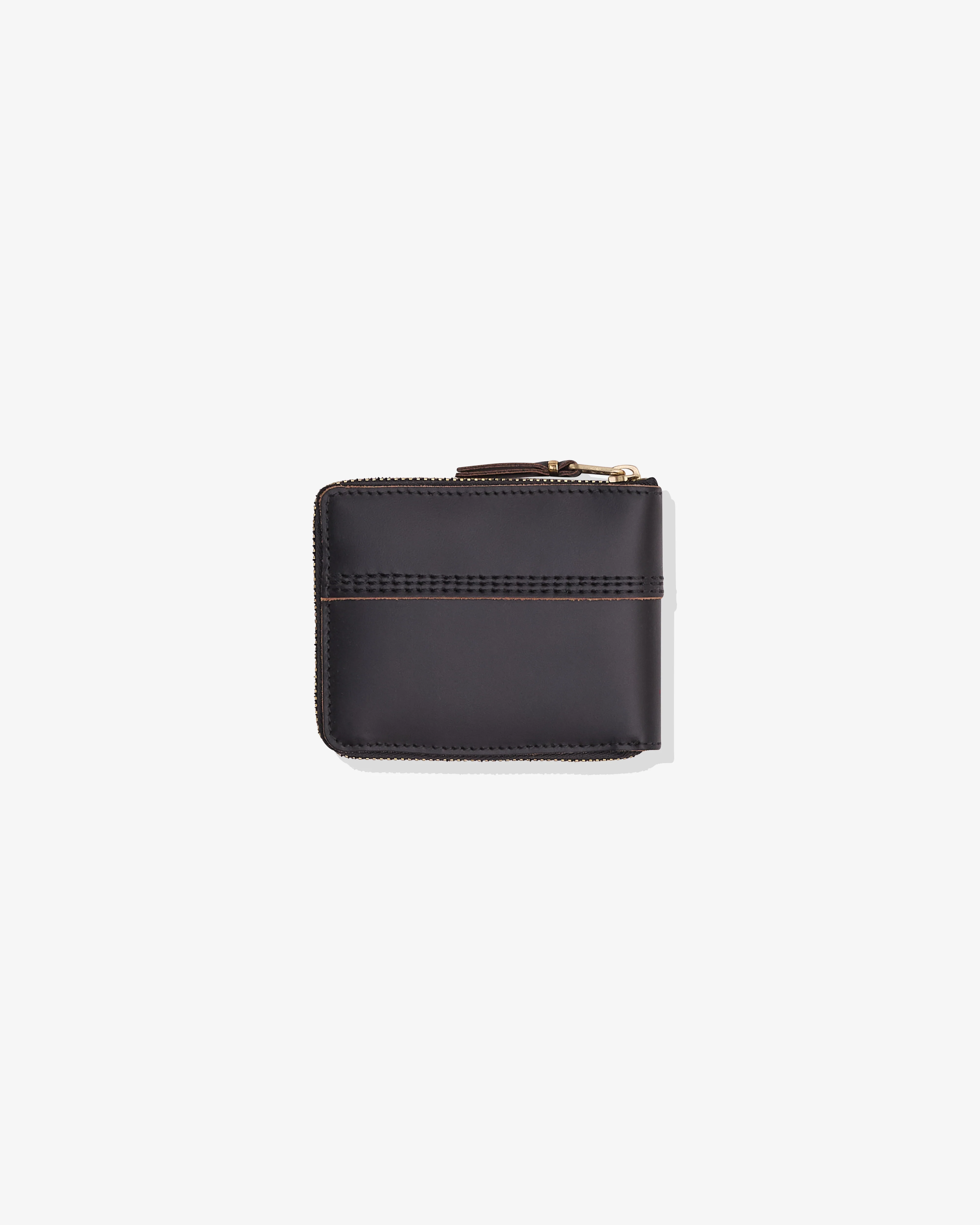 CDG Wallet - Triple Stitch Zip Around Wallet - (Black SA7100TS) - Image 2