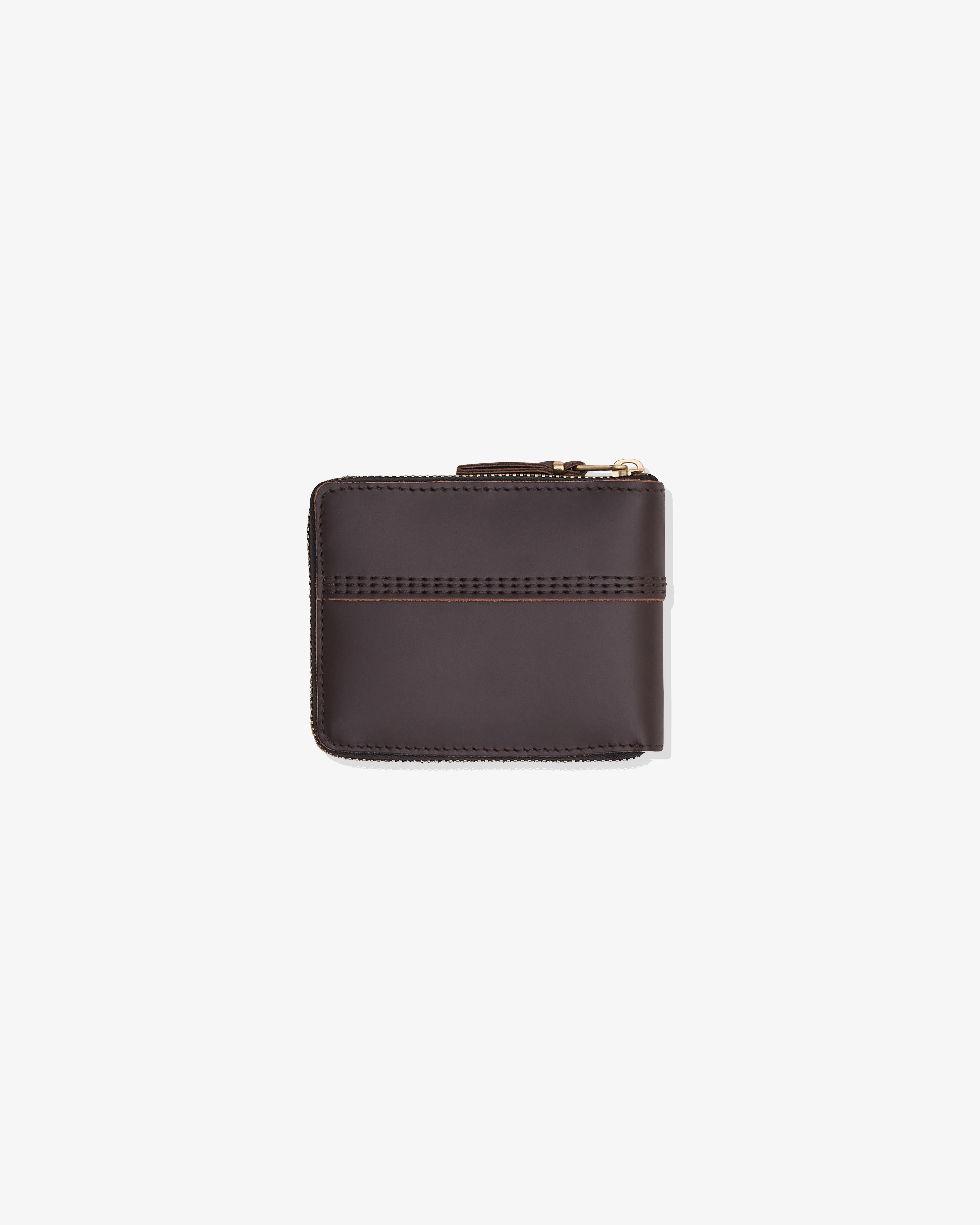 CDG Wallet - Triple Stitch Zip Around Wallet - (Brown SA7100TS) - Image 2